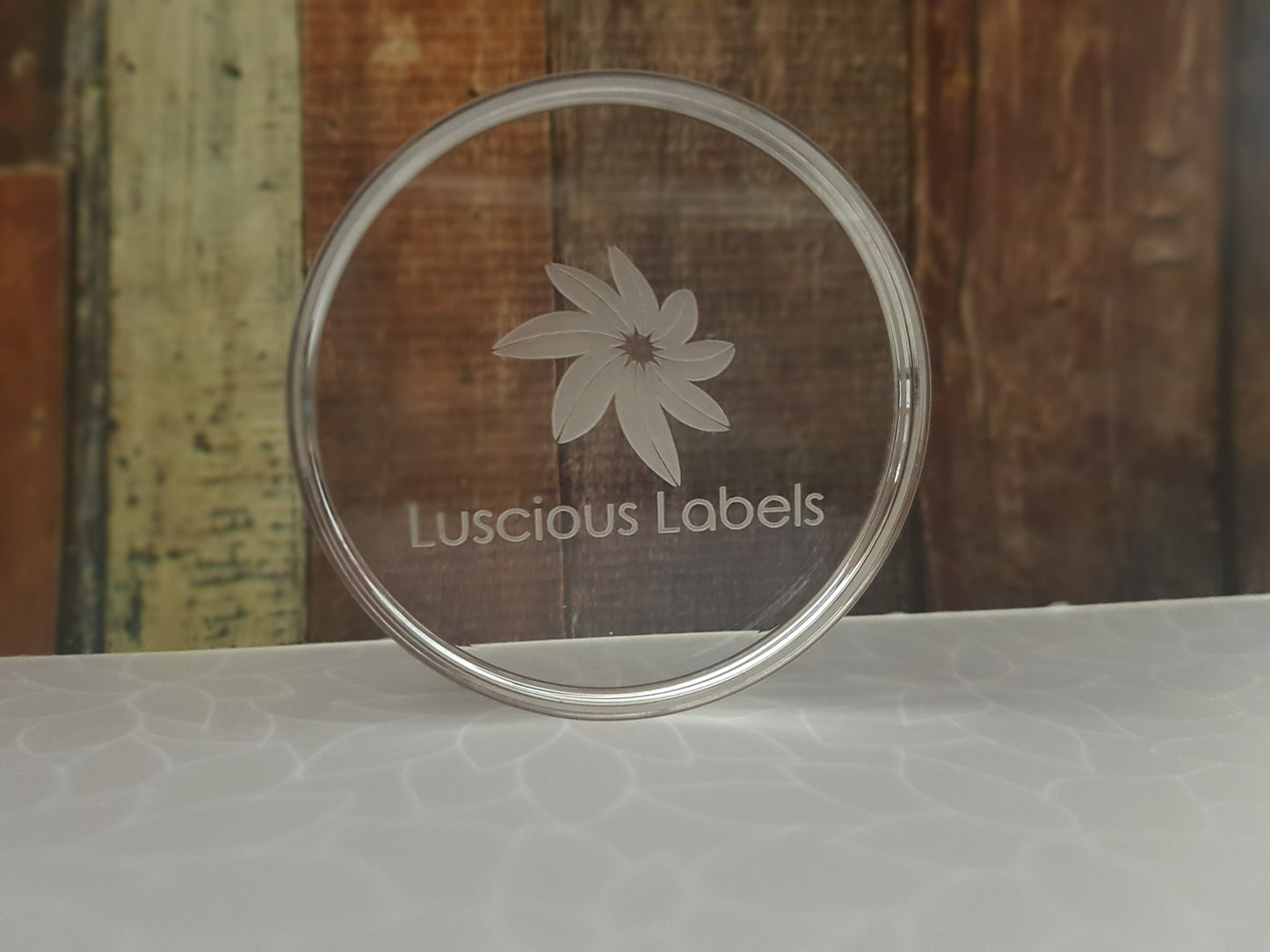 Luscious Labels Acrylic Stamp Block - Limited Stock!