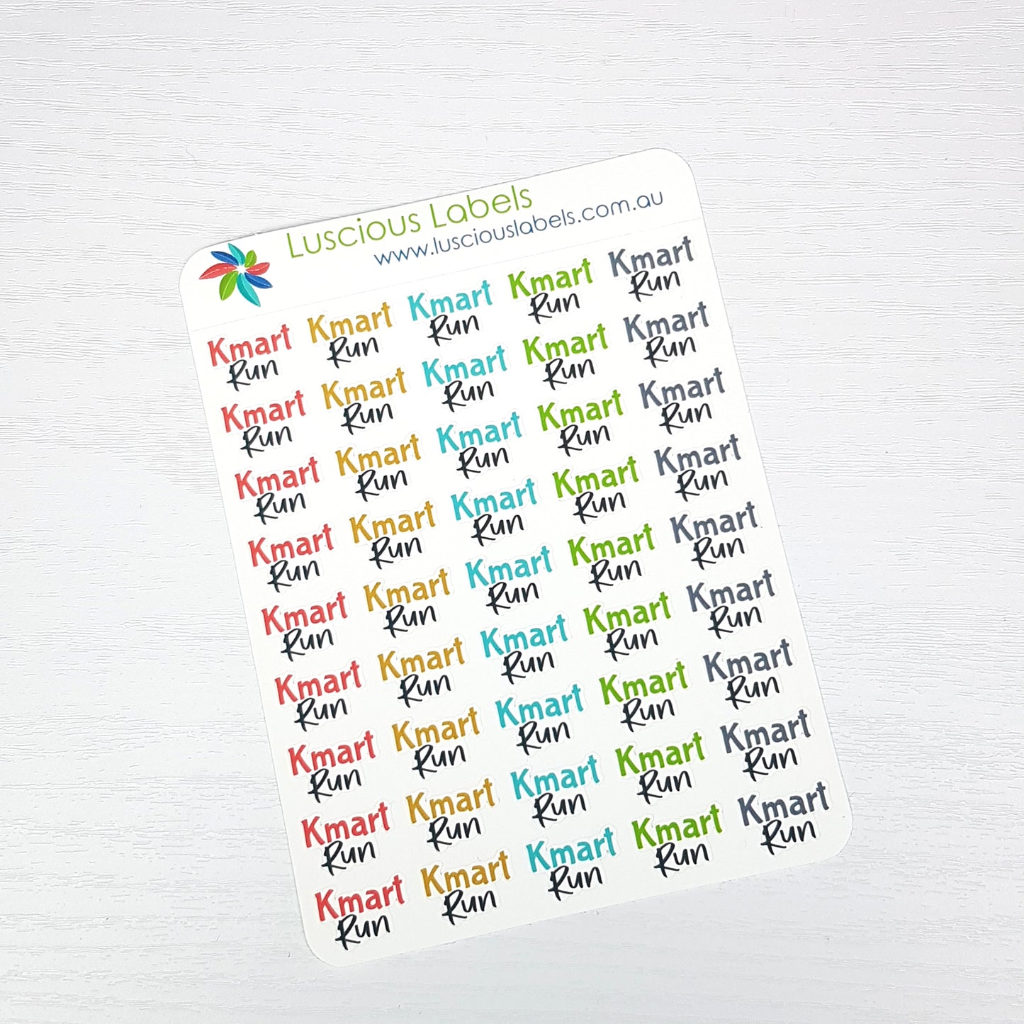 K-mart Run Stickers H60