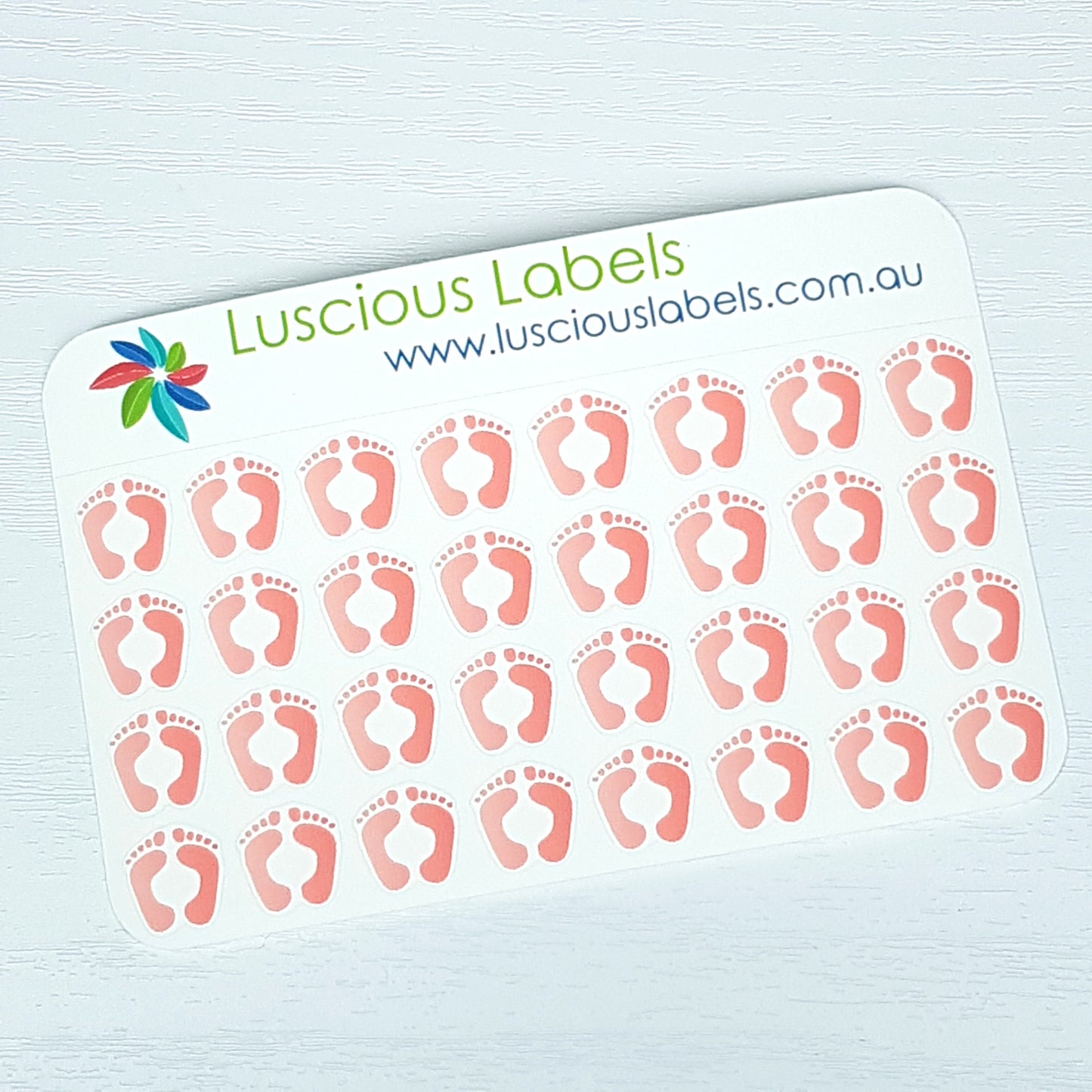 Mini Icon Pedicure Podiatry Feet Stickers M86