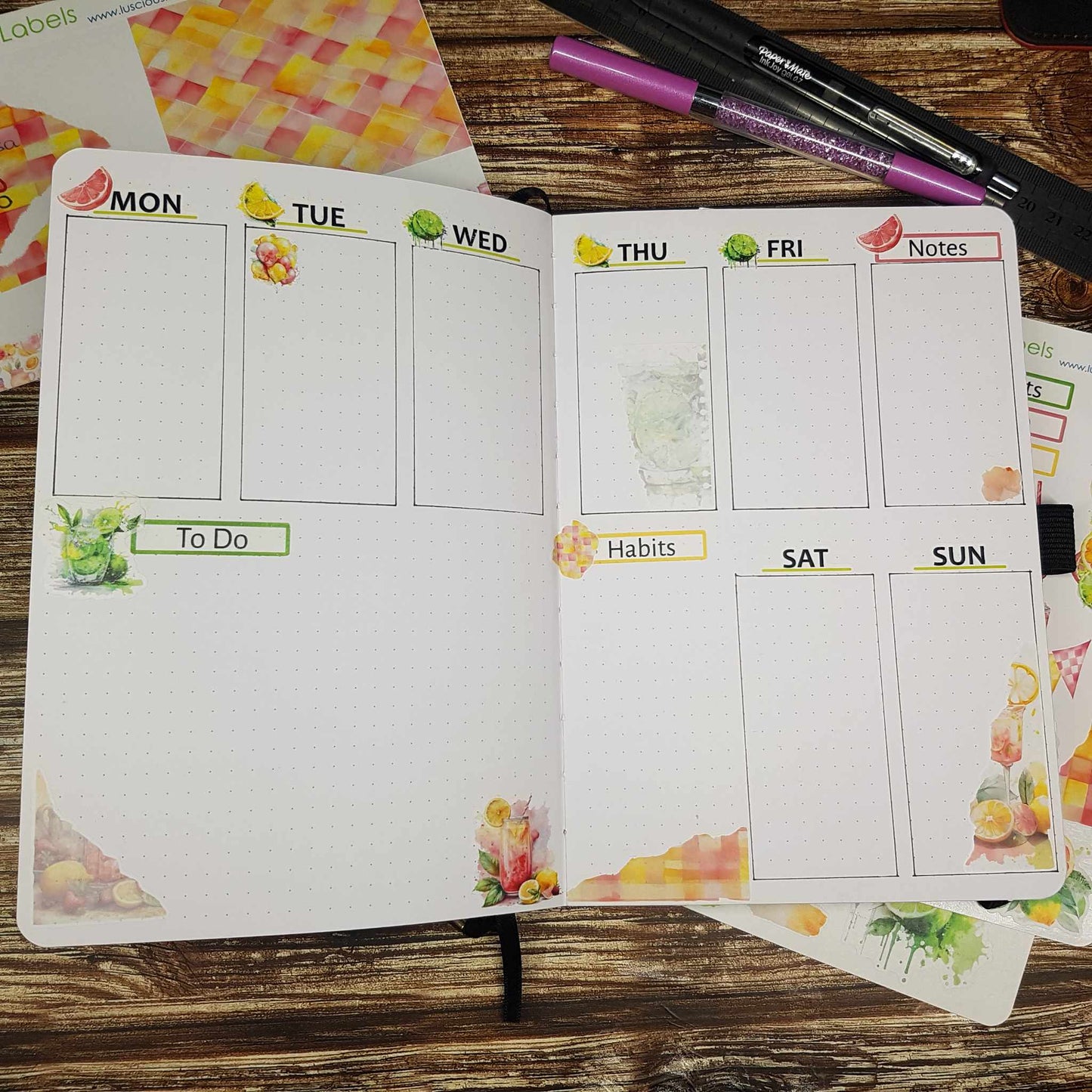 Citrus Fling Creative Journaling Kit