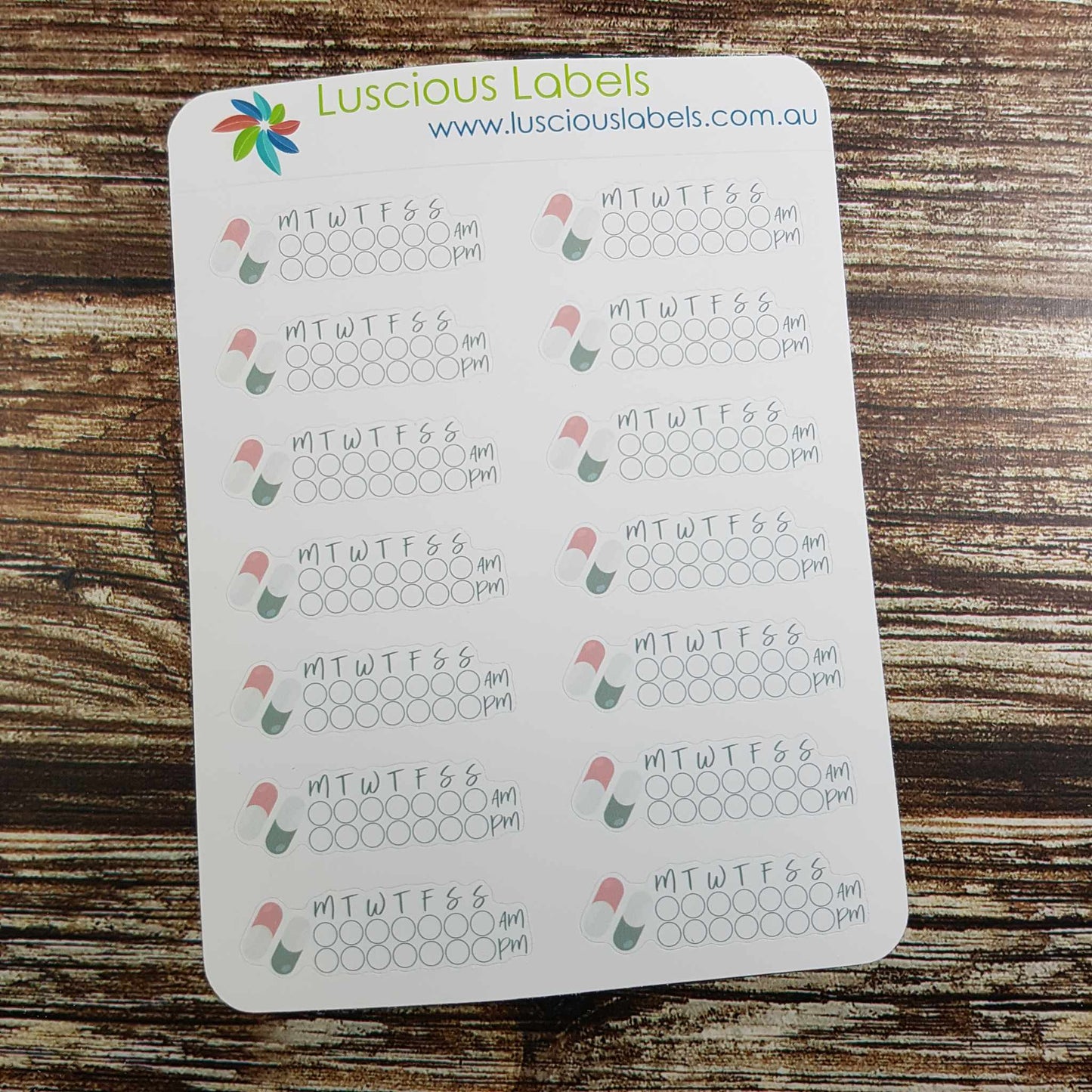 Medication Trackers - Twice Daily