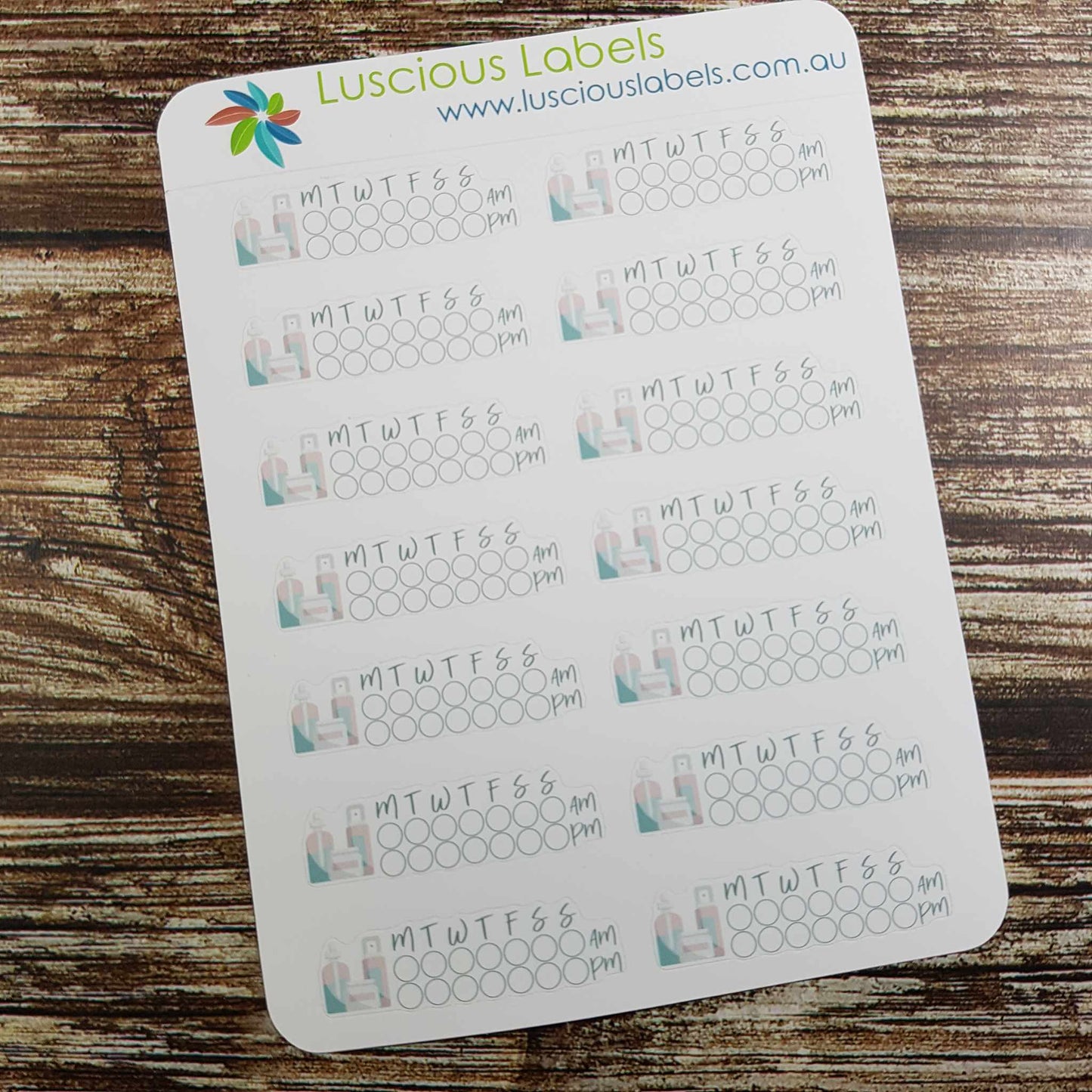 Skin Care Trackers - Twice Daily