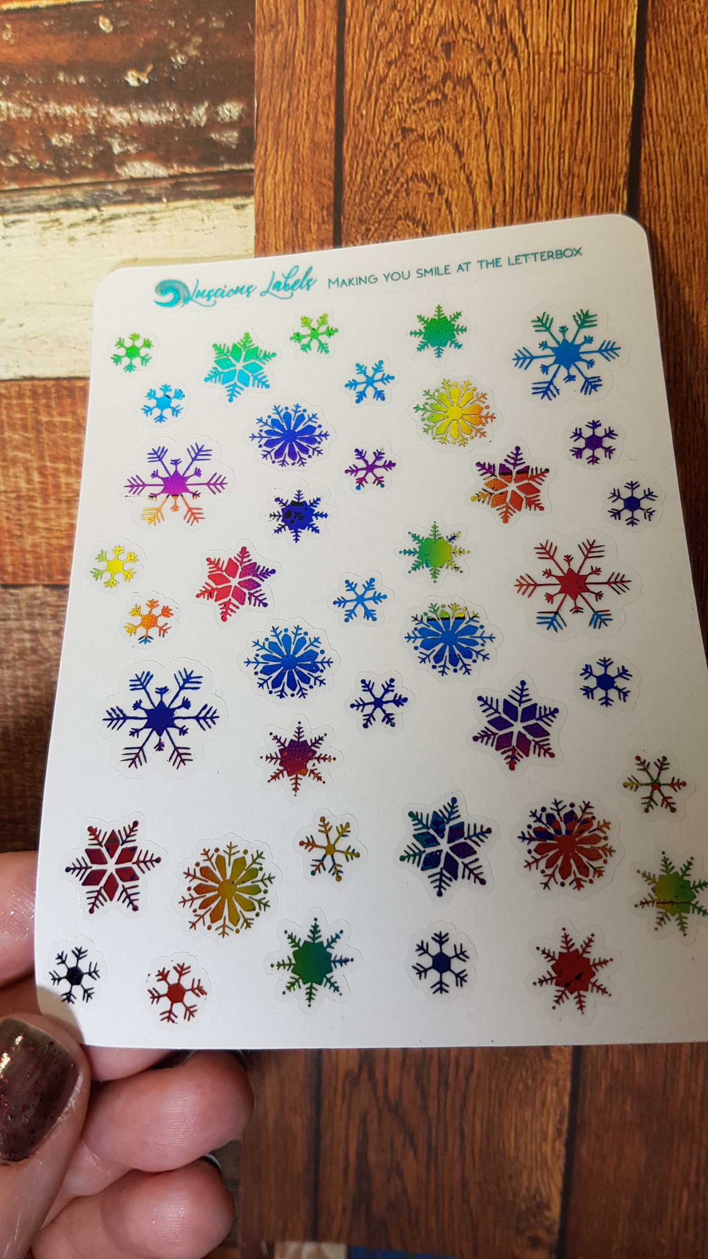Foiled Snowflakes