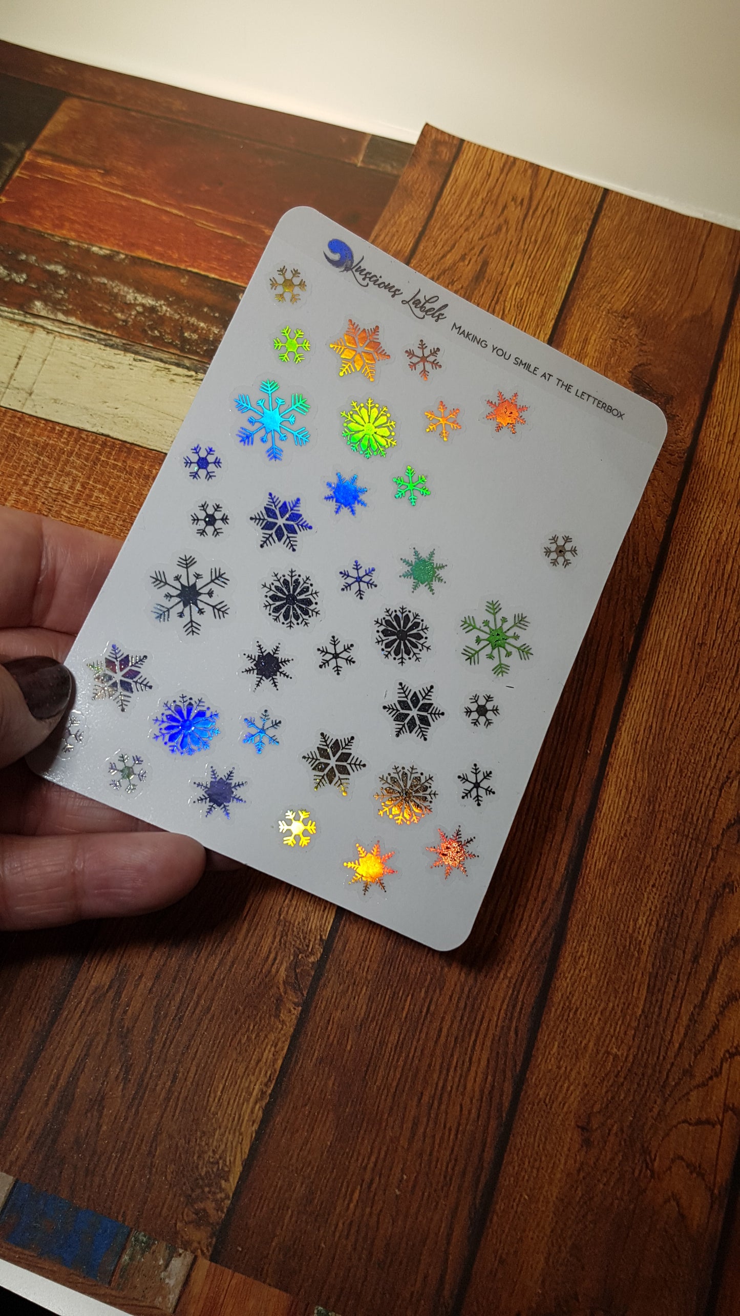 Foiled Snowflakes