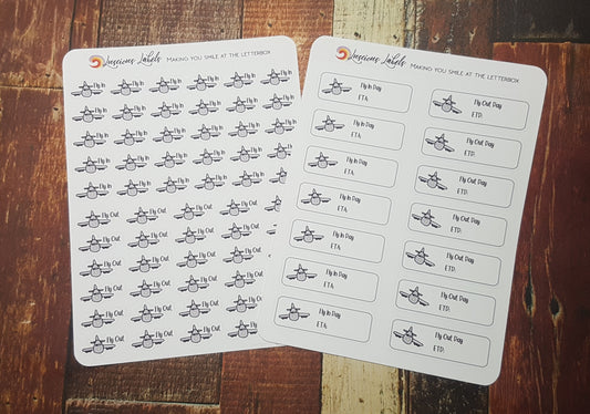 FIFO - Fly In Fly Out Stickers