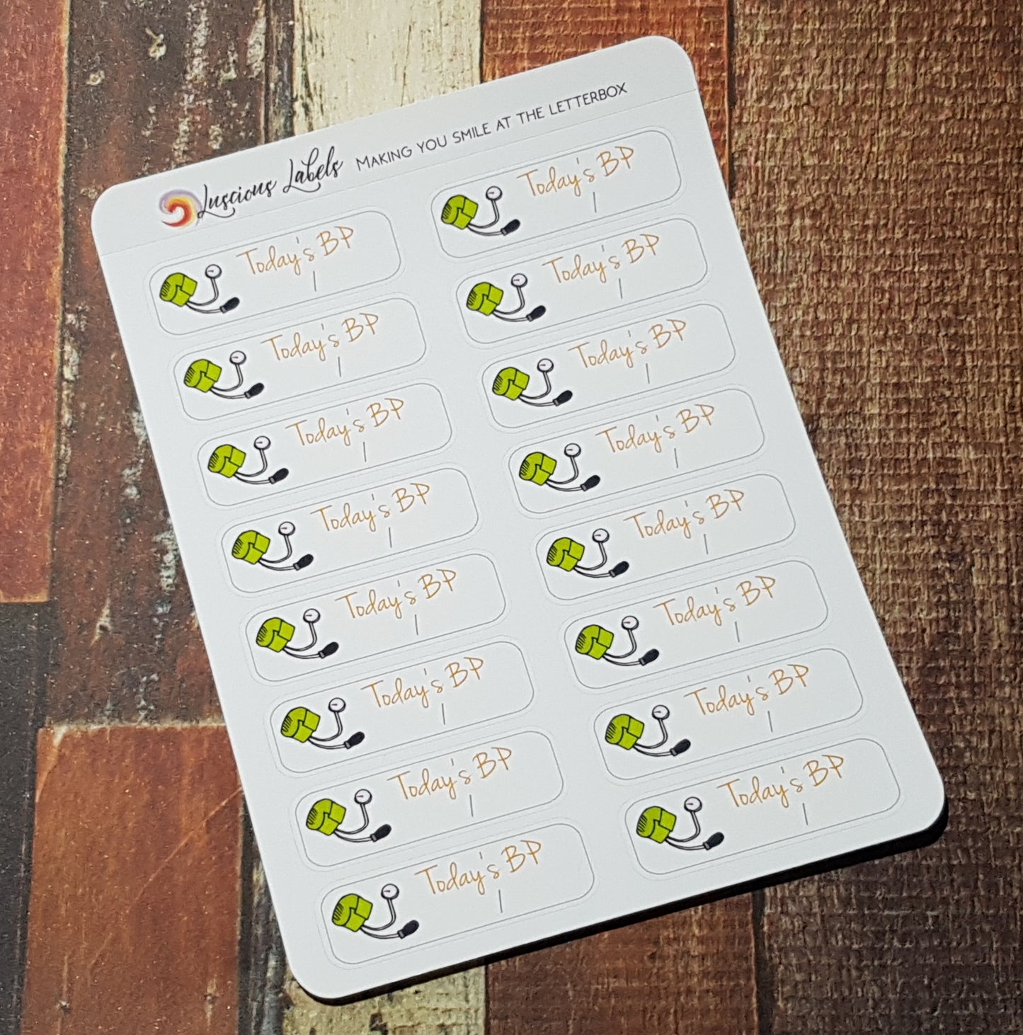 Daily Blood Pressure Trackers M89