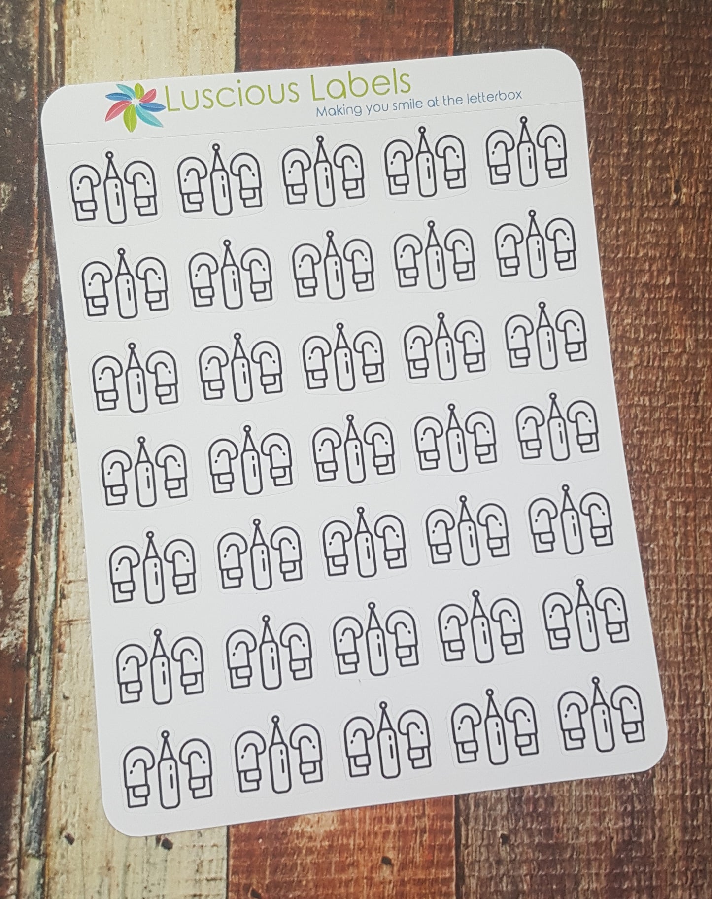 Boxing Mini Icon Planner Stickers