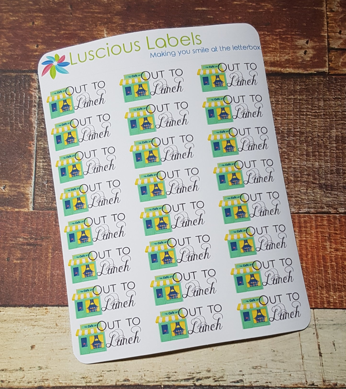 Out to Lunch Stickers