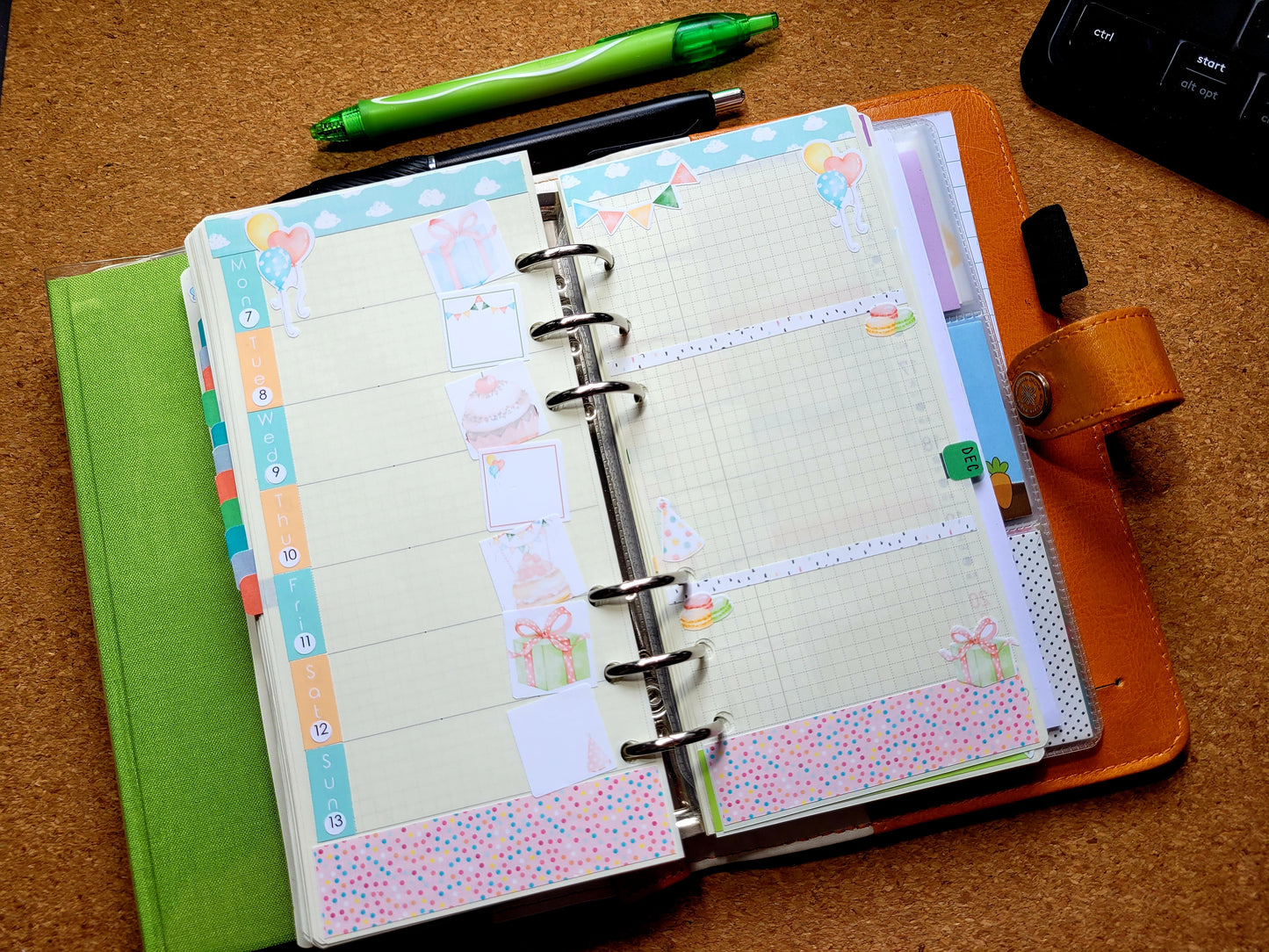 Weeks Kits for Small Planners - Birthday Bash