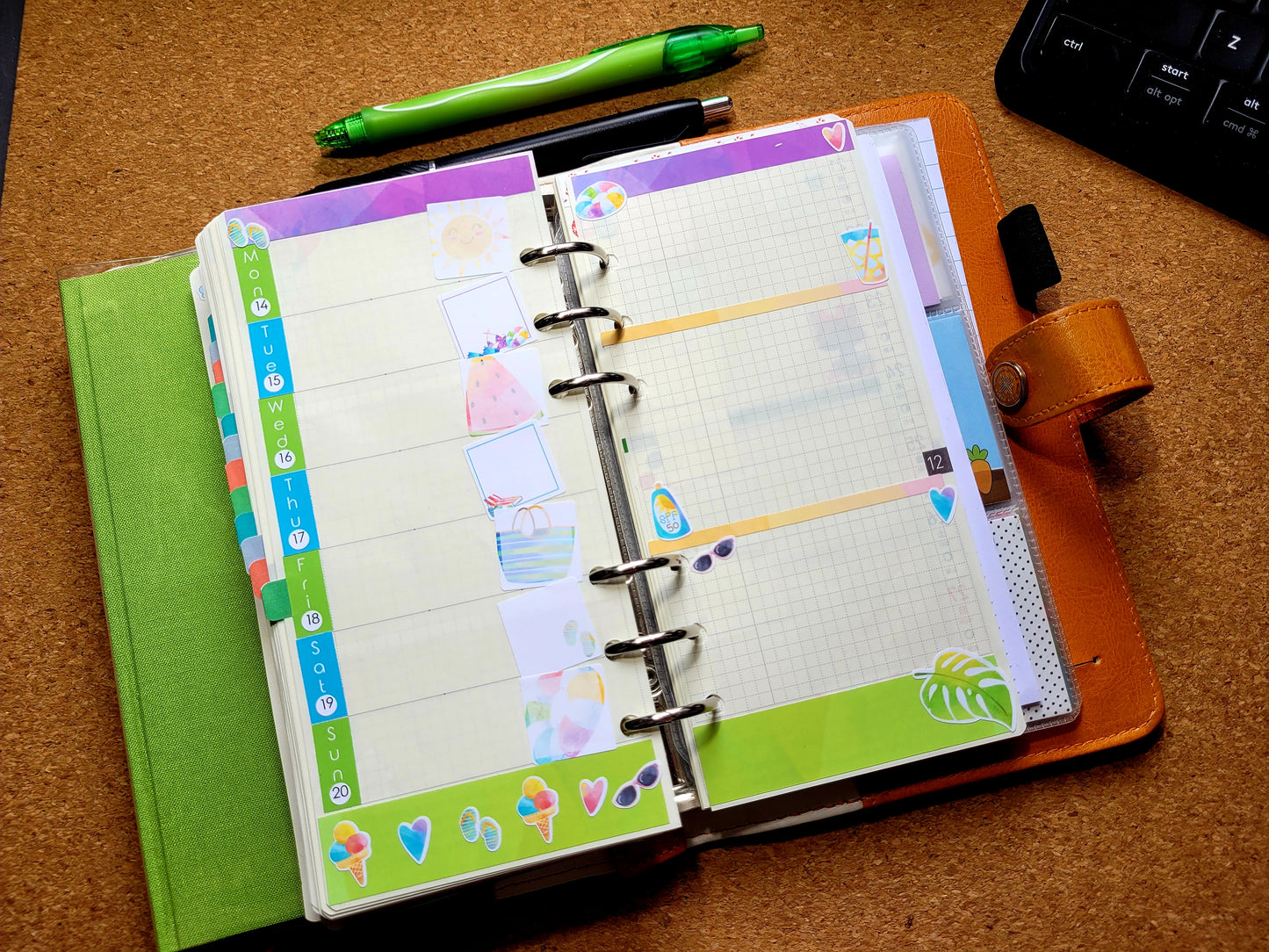 Weeks Kits for Small Planners - Summer Splash