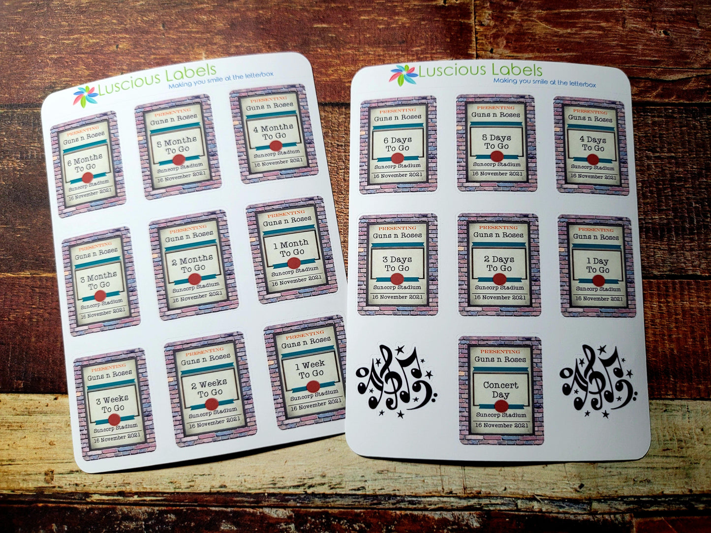 Concert Countdown Posters | Music SP31