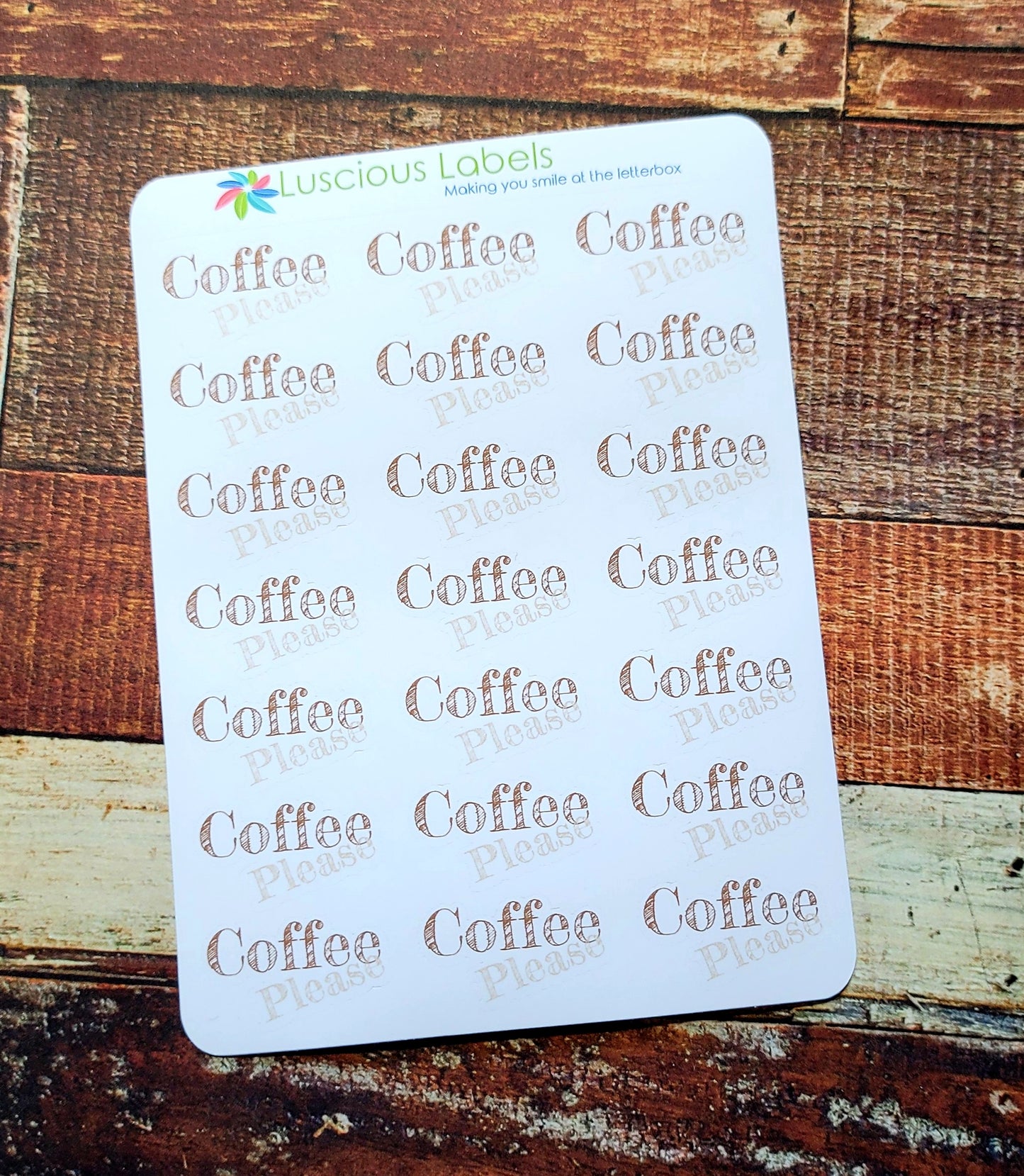 Coffee Please Stickers D33