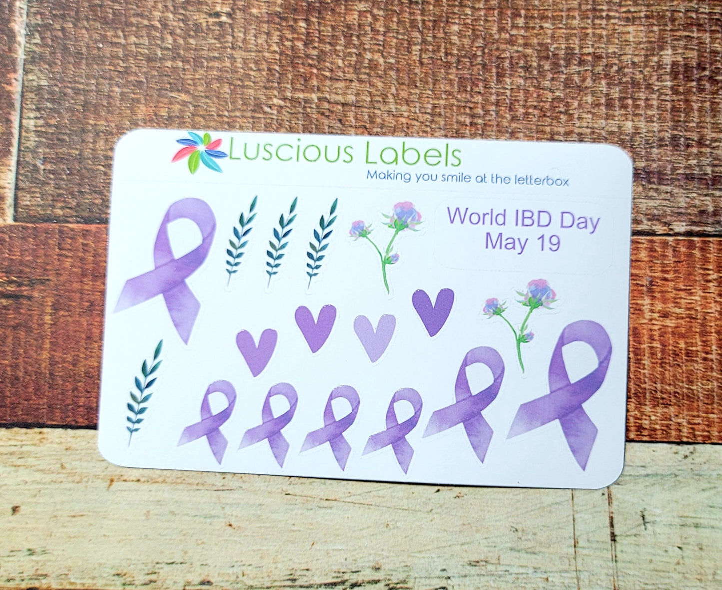 Crohn's Disease/Colitis/IBD Awareness Stickers