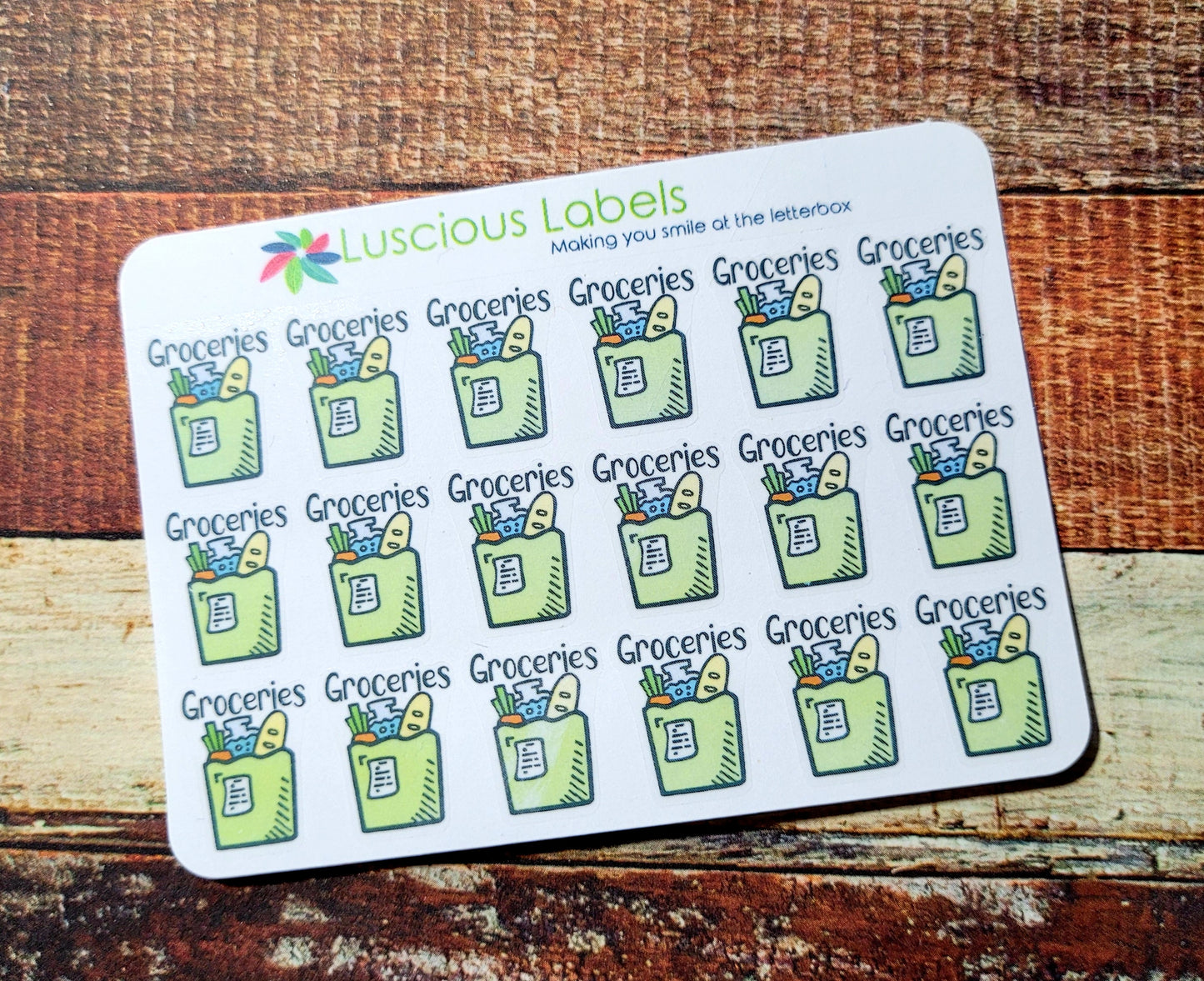 Grocery Shopping Mini Sheet