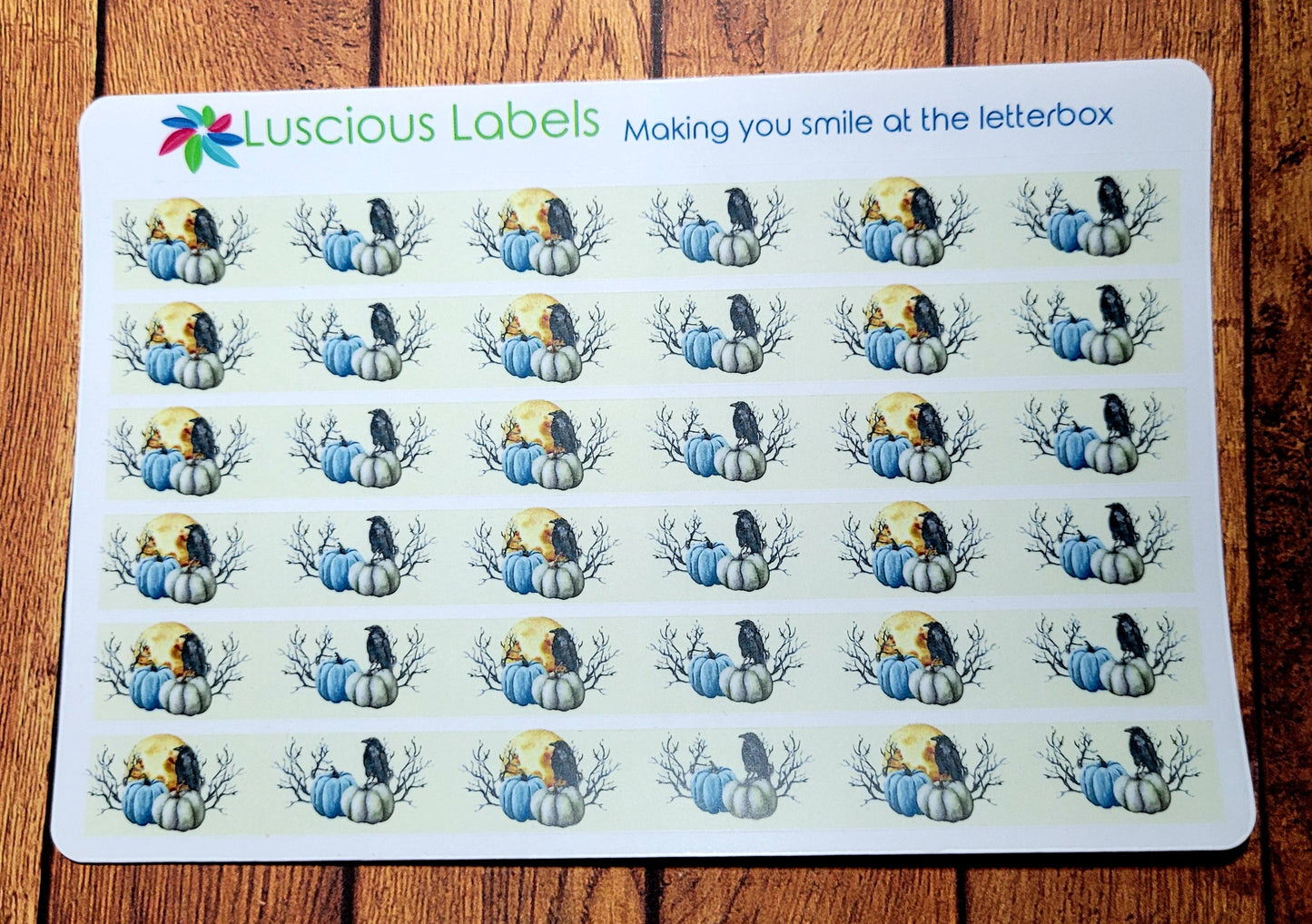 Halloween Washi Strips - Pumpkins & Raven