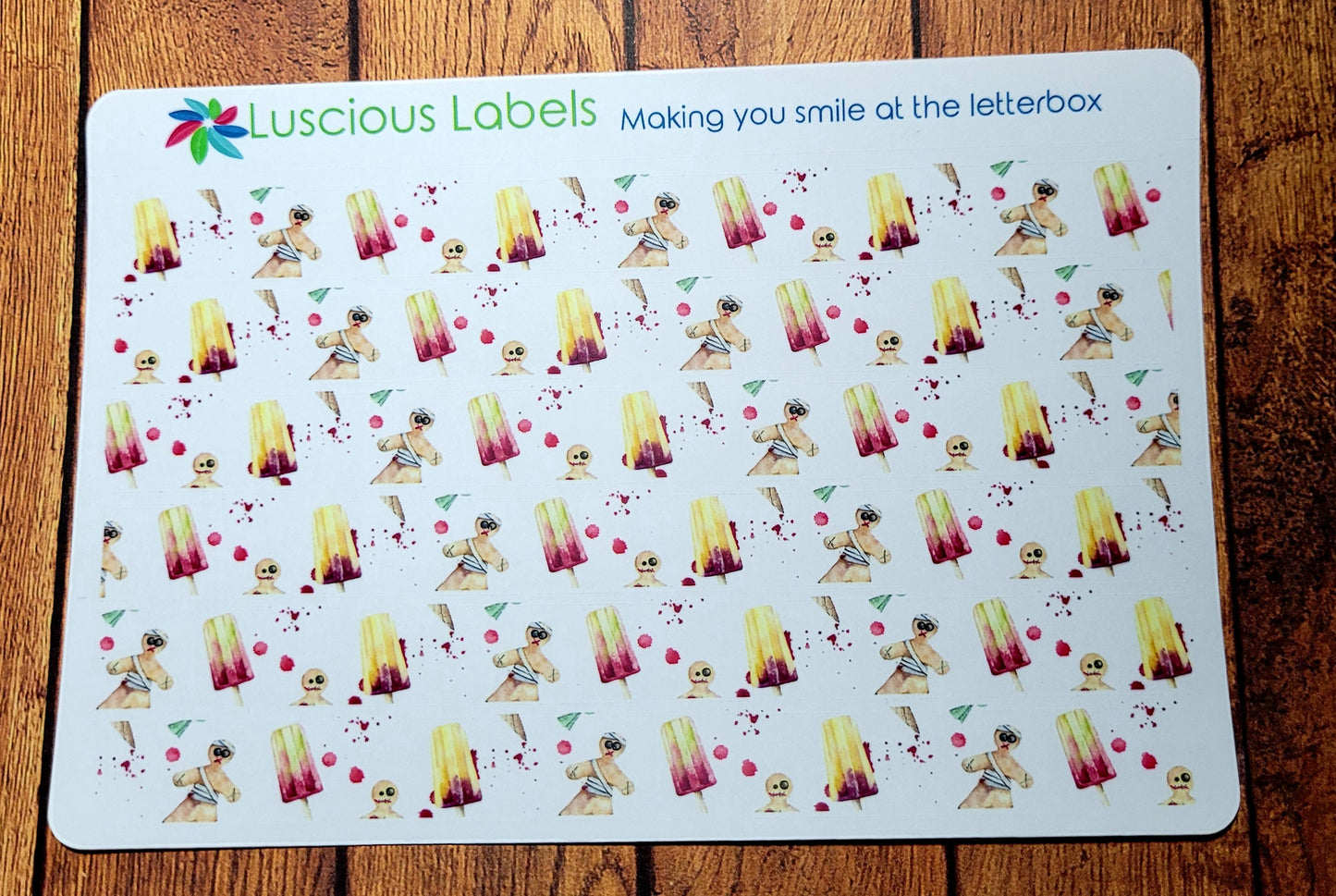 Halloween Washi Strips - Gingerbread & Frozen Treat