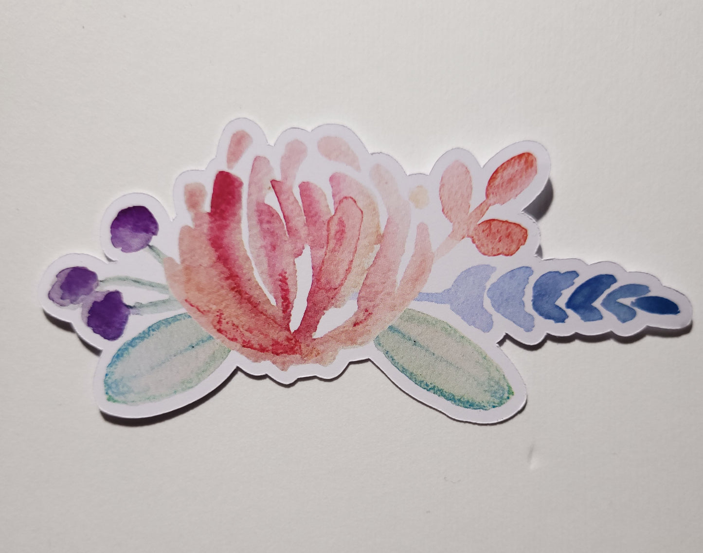 Watercolour Floral Die Cut