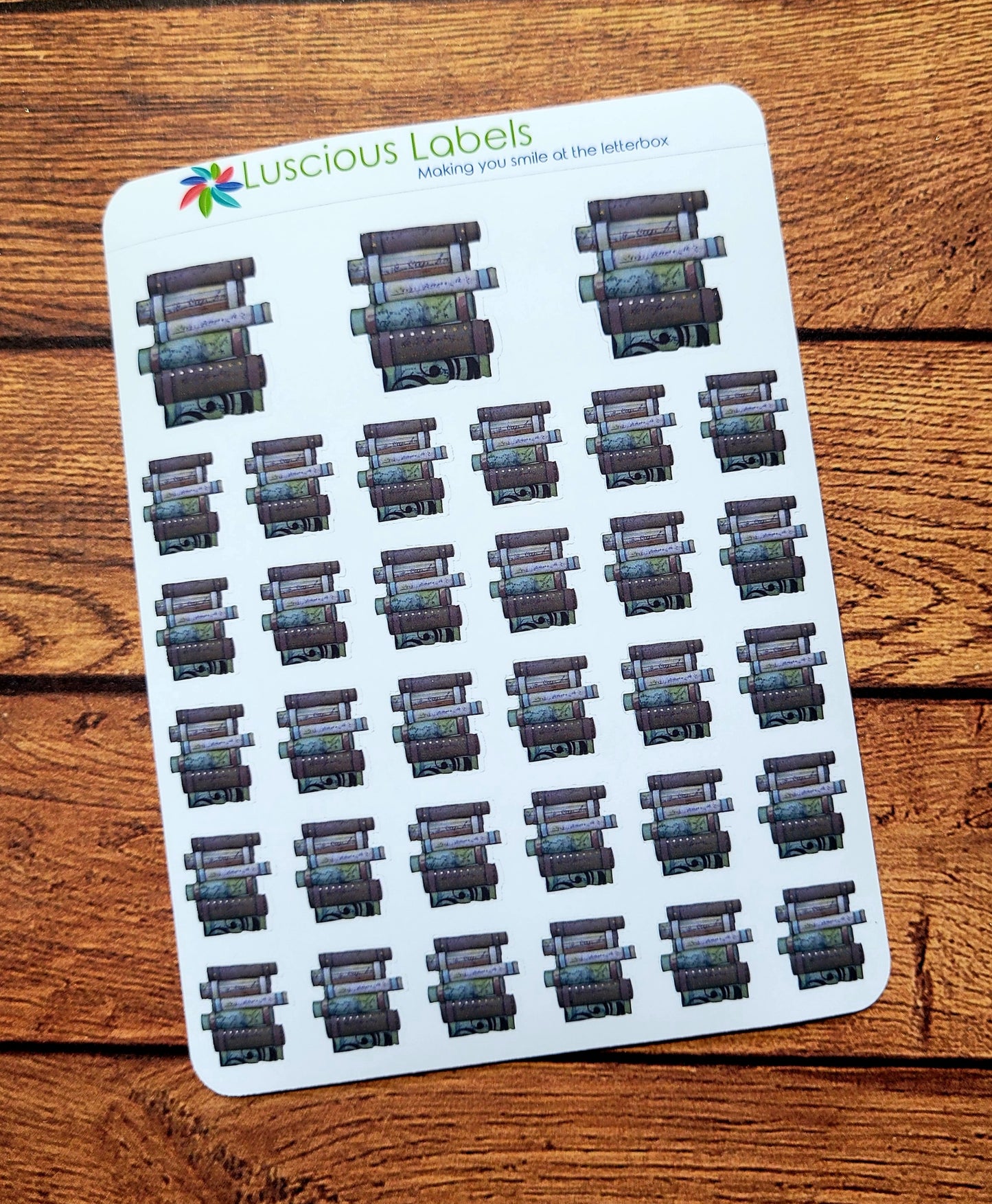 Vintage Book Stickers