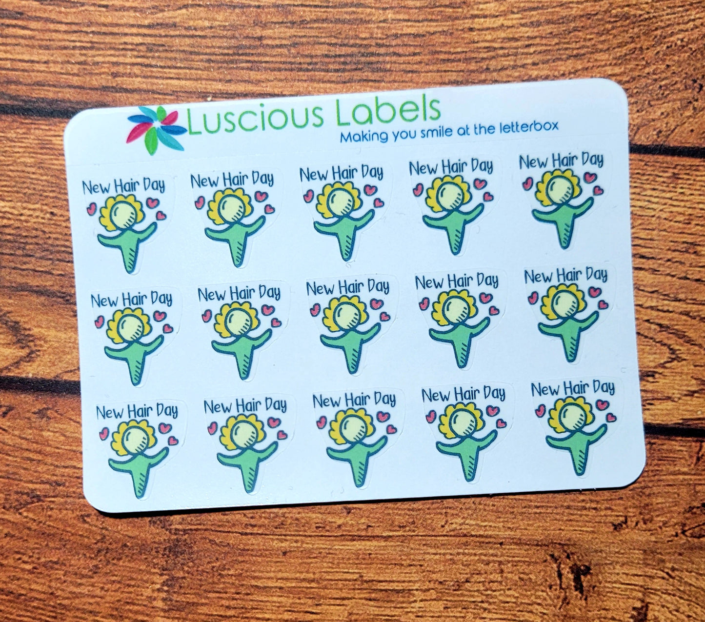 New Hair Day Stickers MI48