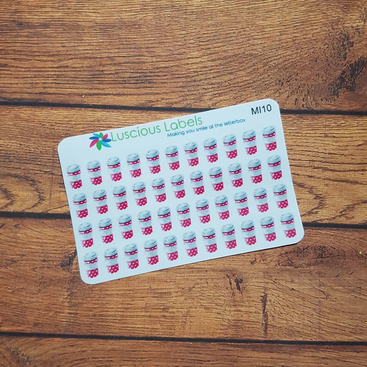 Mini Icon Coffee Cup Stickers MI10