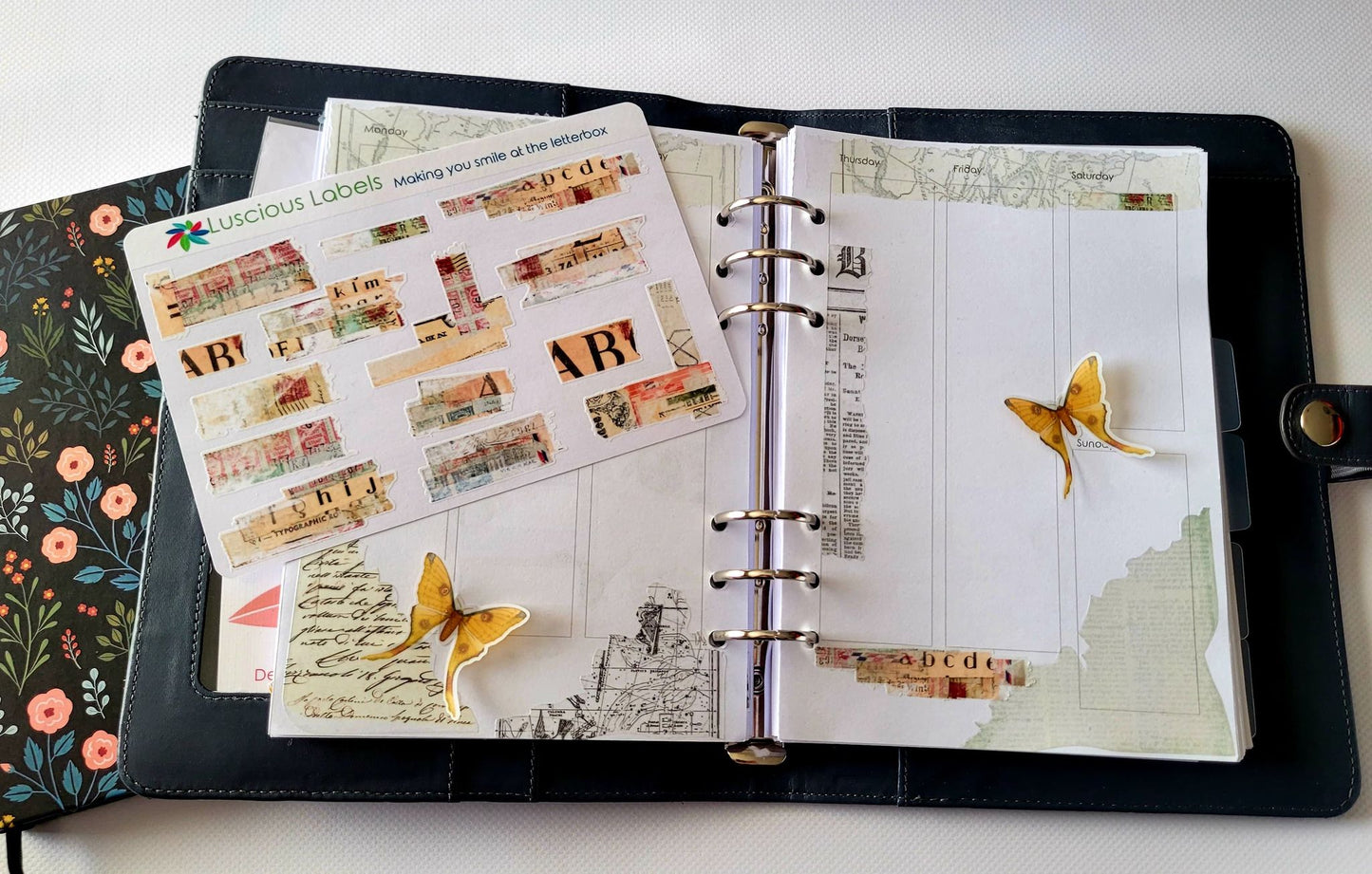 Vintage Themed Washi Strips