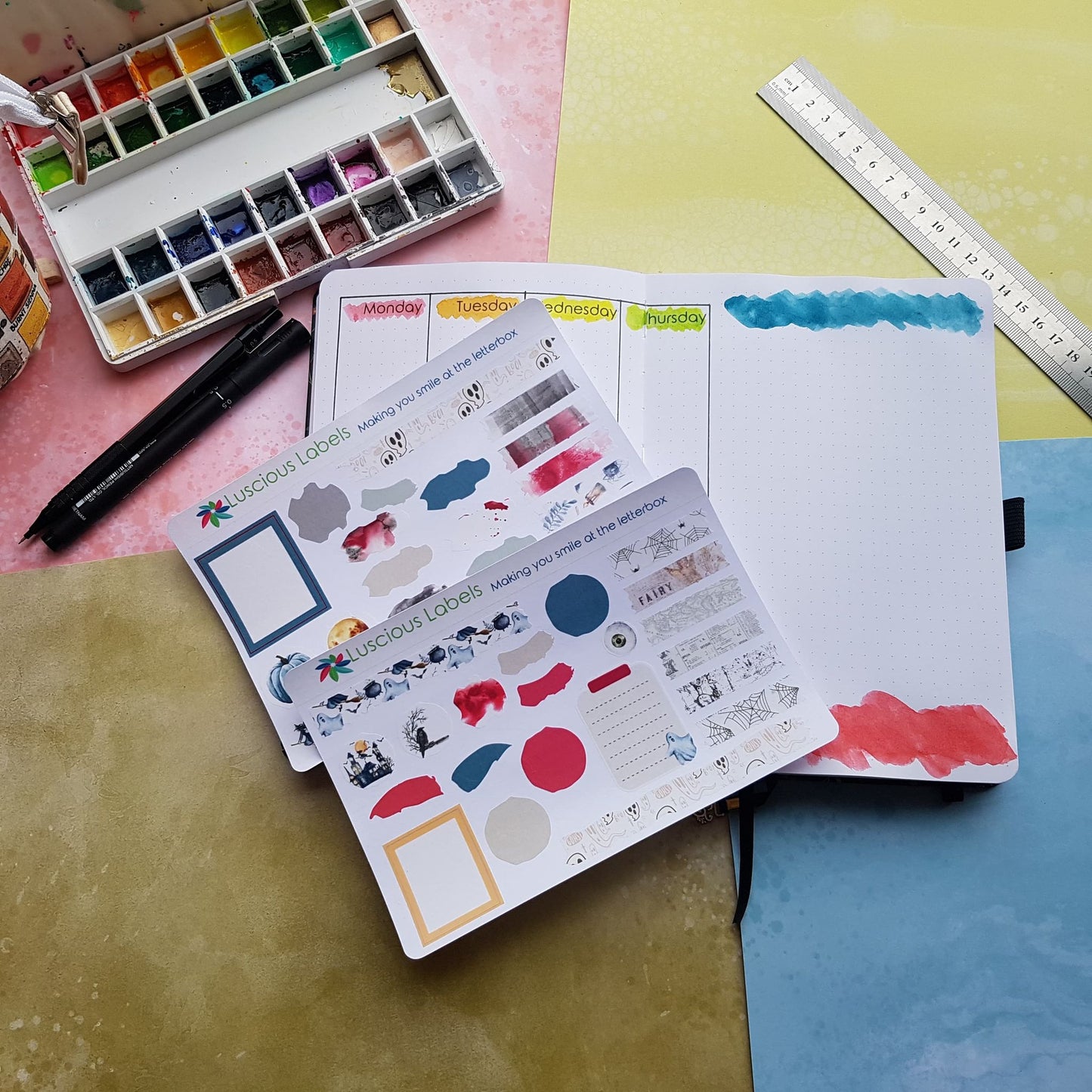 Halloween Decorative Journaling Stickers