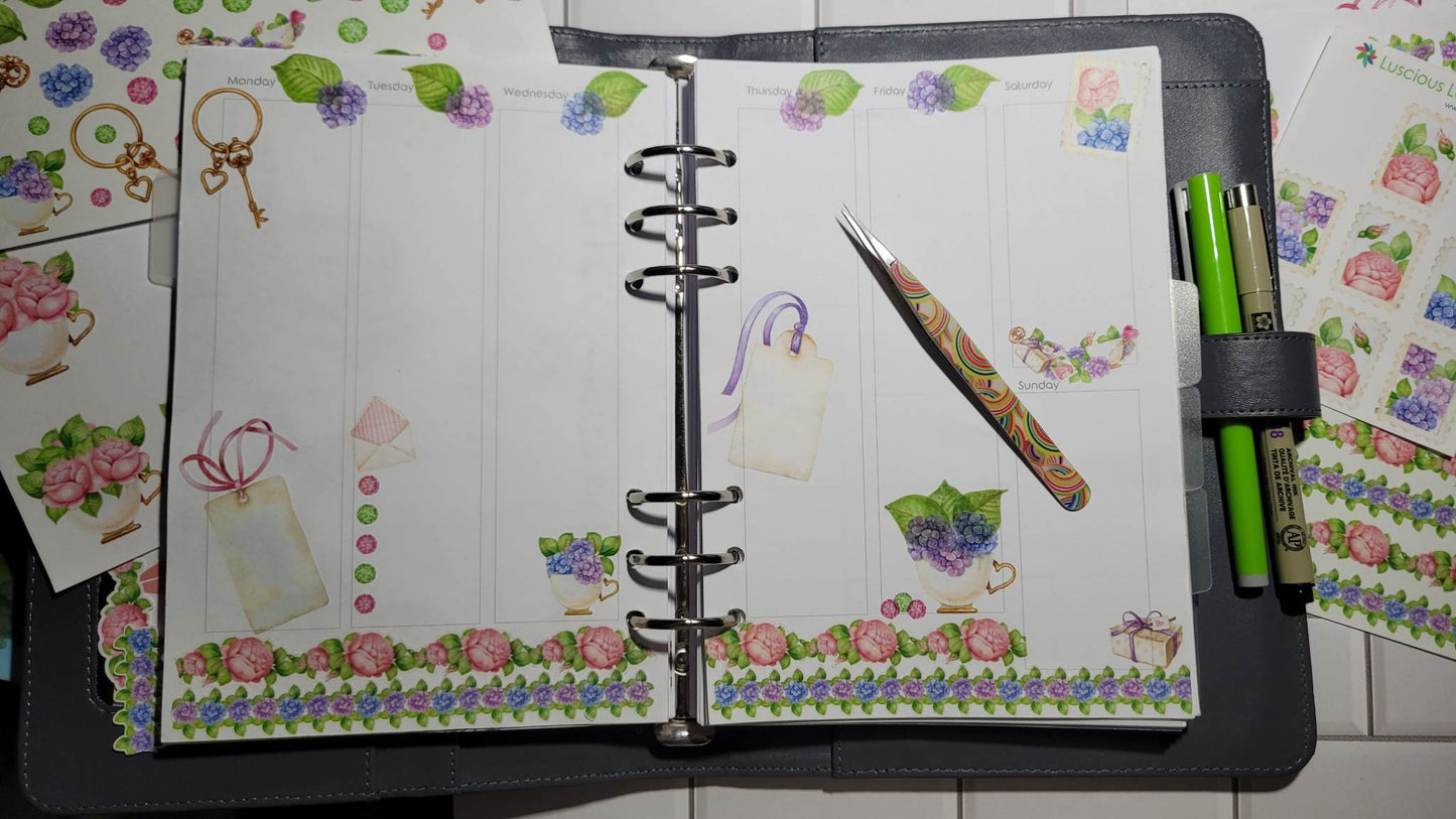 Floral Romance Washi Strips