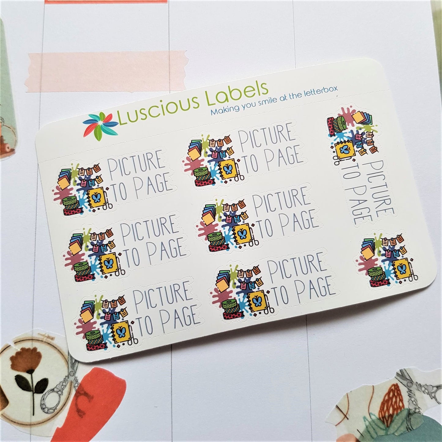 Picture to Page Papercraft Show Reminders