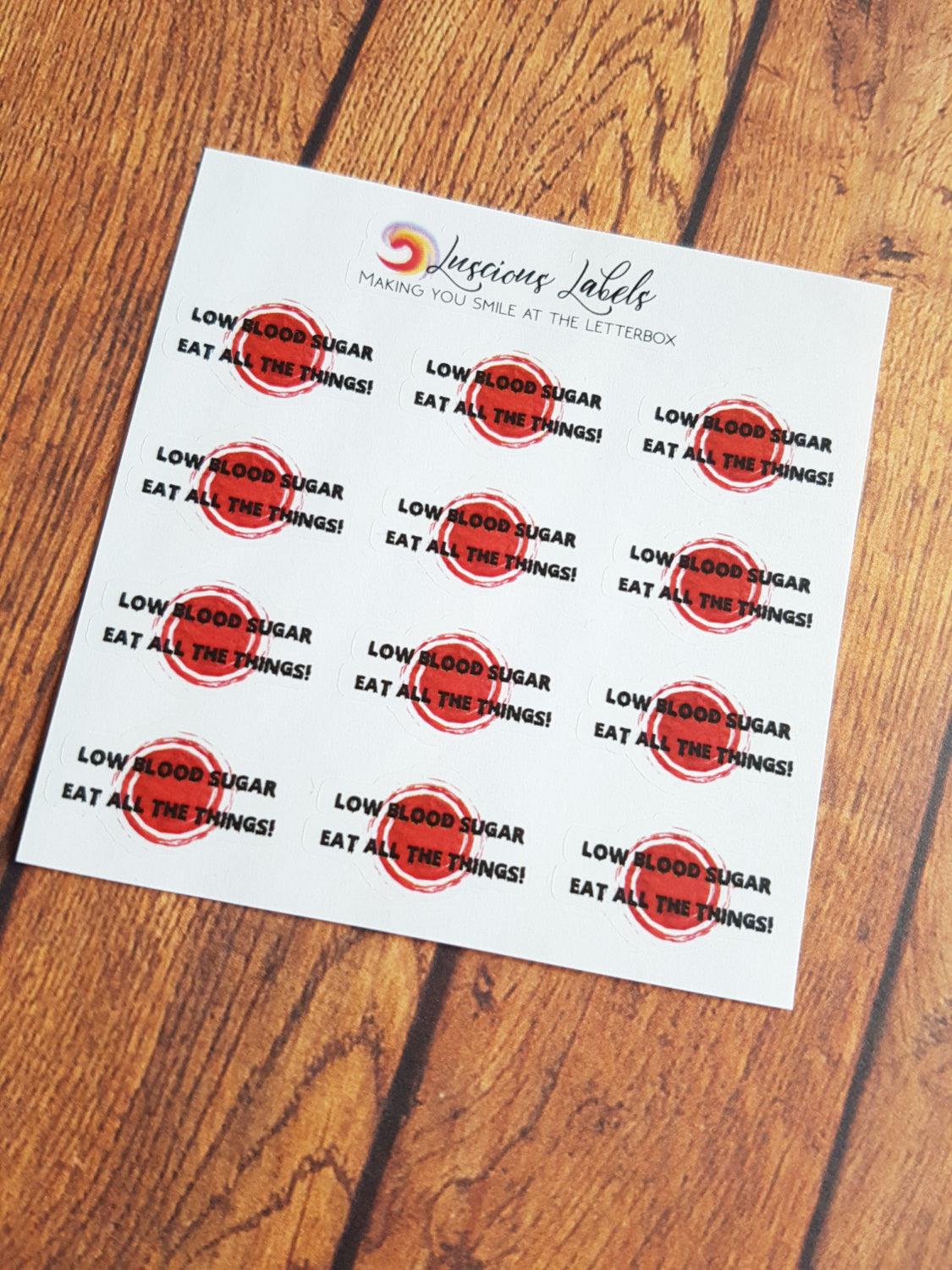 Diabetic Hypoglycaemia Event Stickers | Diabetes| Planner Stickers