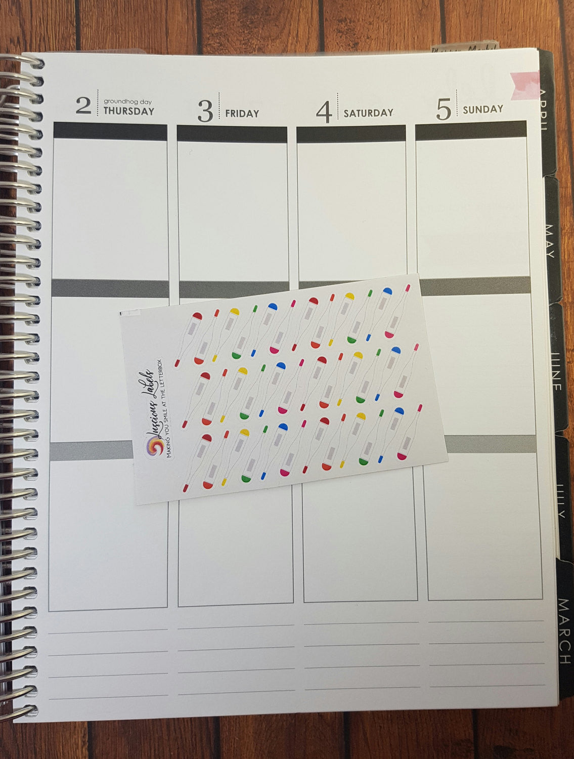 Thermometer Stickers