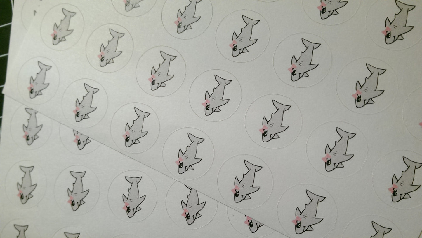 Shark Week Stickers - Period Tracking Icons MI02