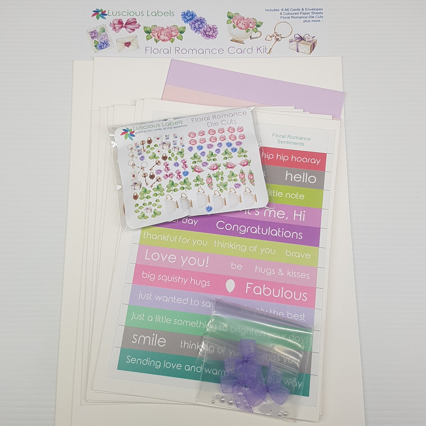Floral Romance Card Making Kit