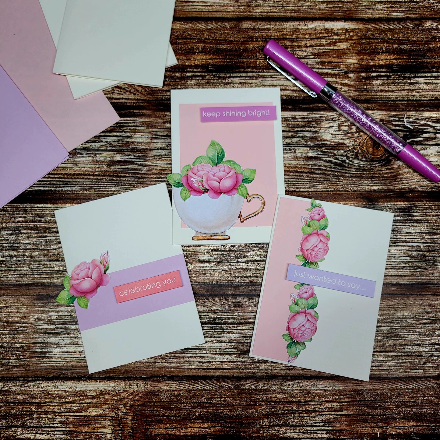 Floral Romance Card Making Kit