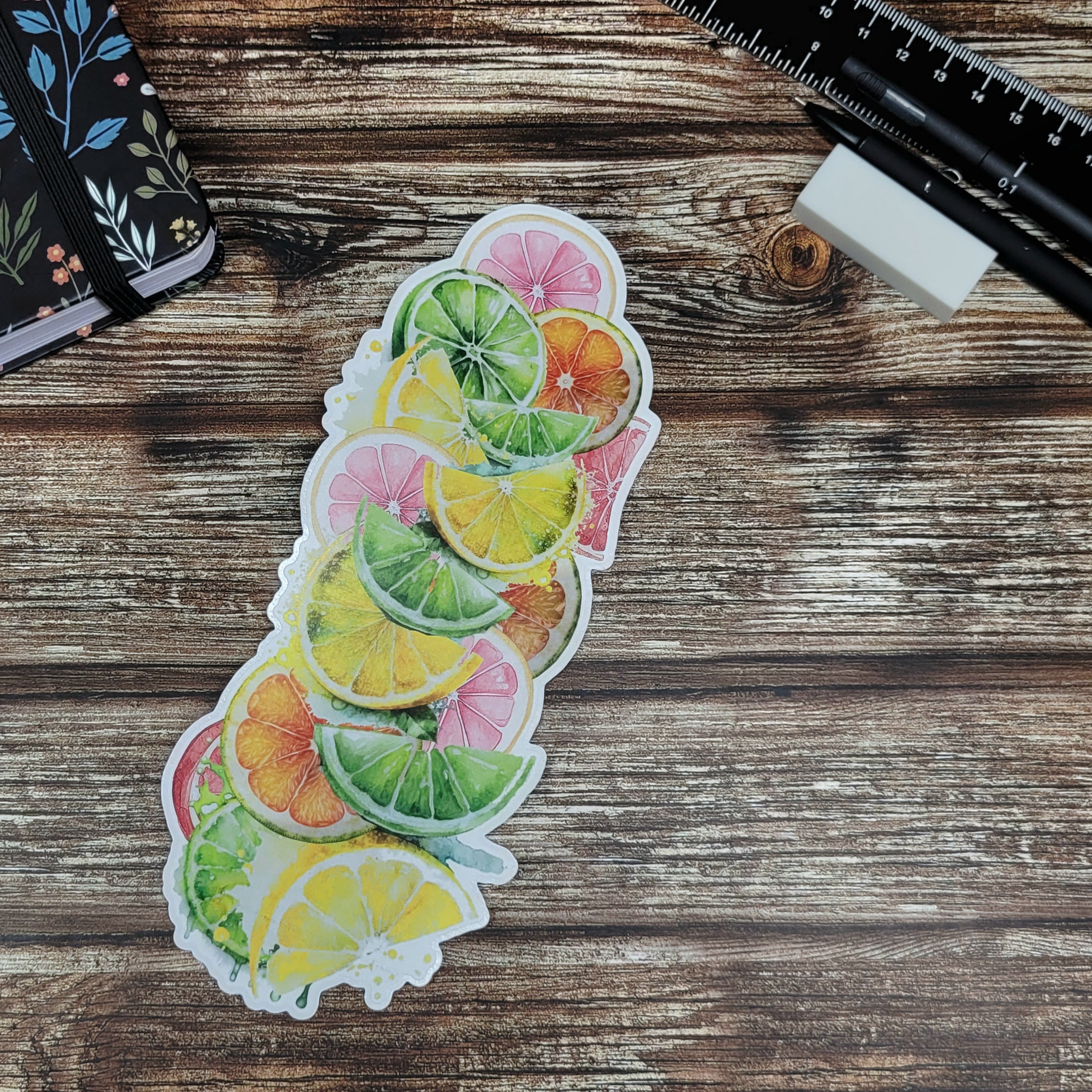 Fling Commet Sticker Citrus Fling Die Cut Sticker – Luscious Labels