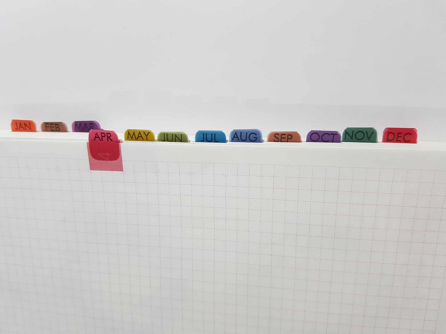 DIY Planner Divider Tab Stickers to suit A5, B6 and Hobonichi Planners