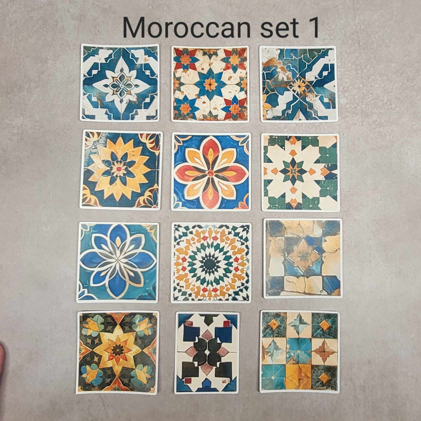 Mediterranean Tile Sticker Packs