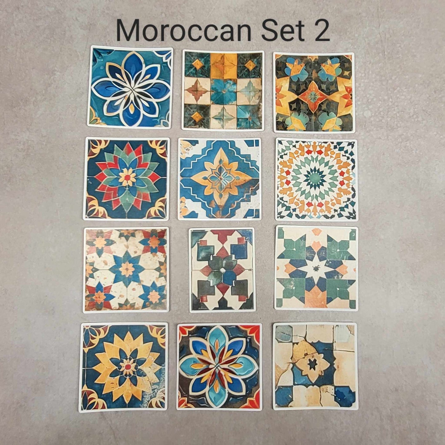 Mediterranean Tile Sticker Packs