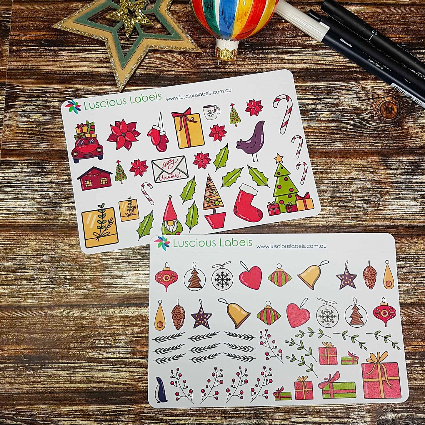 Magic & Mistletoe Christmas Stickers