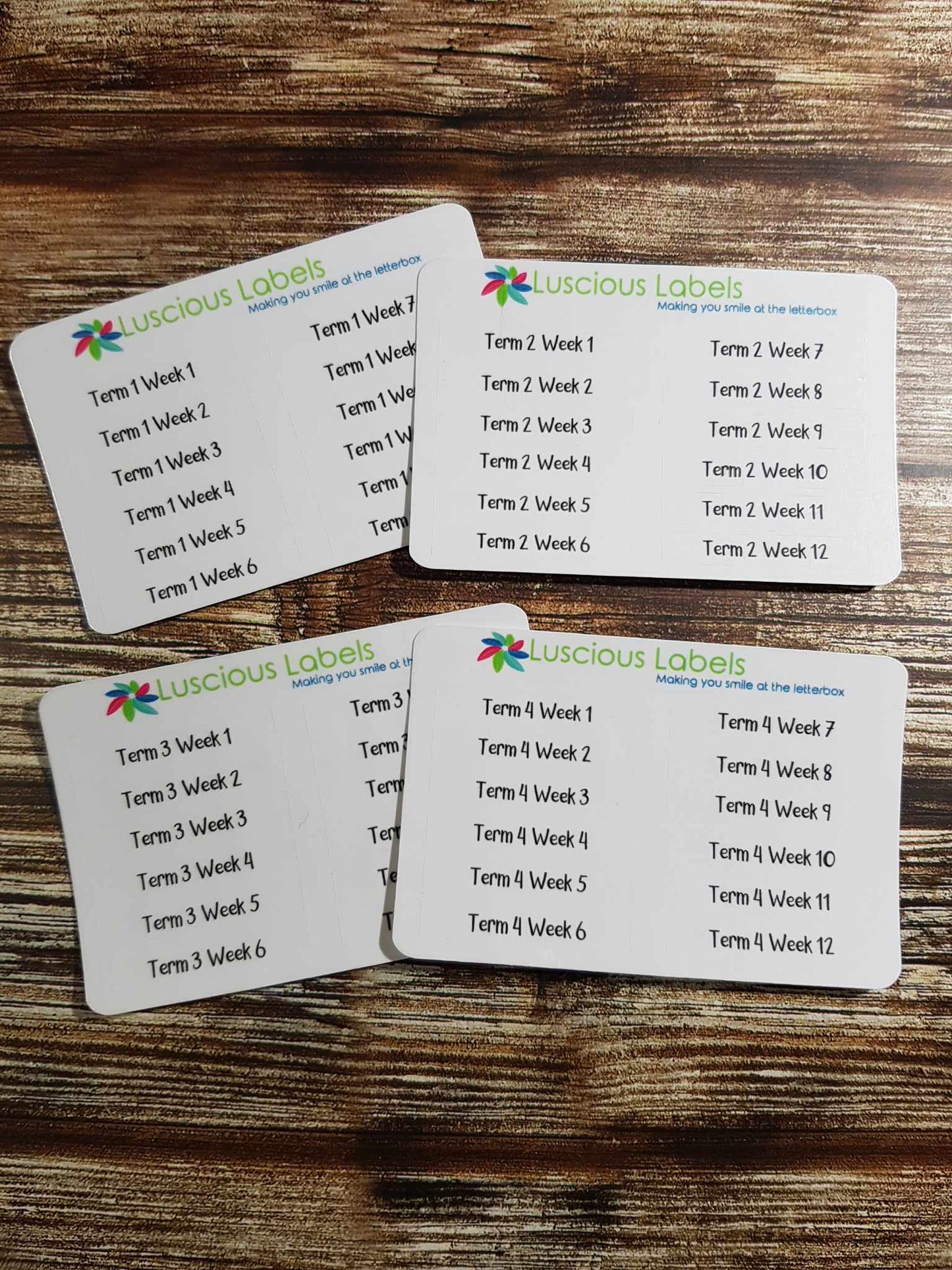 School Term Stickers S02