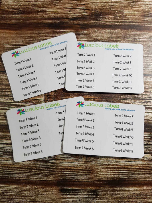 School Term Stickers S02