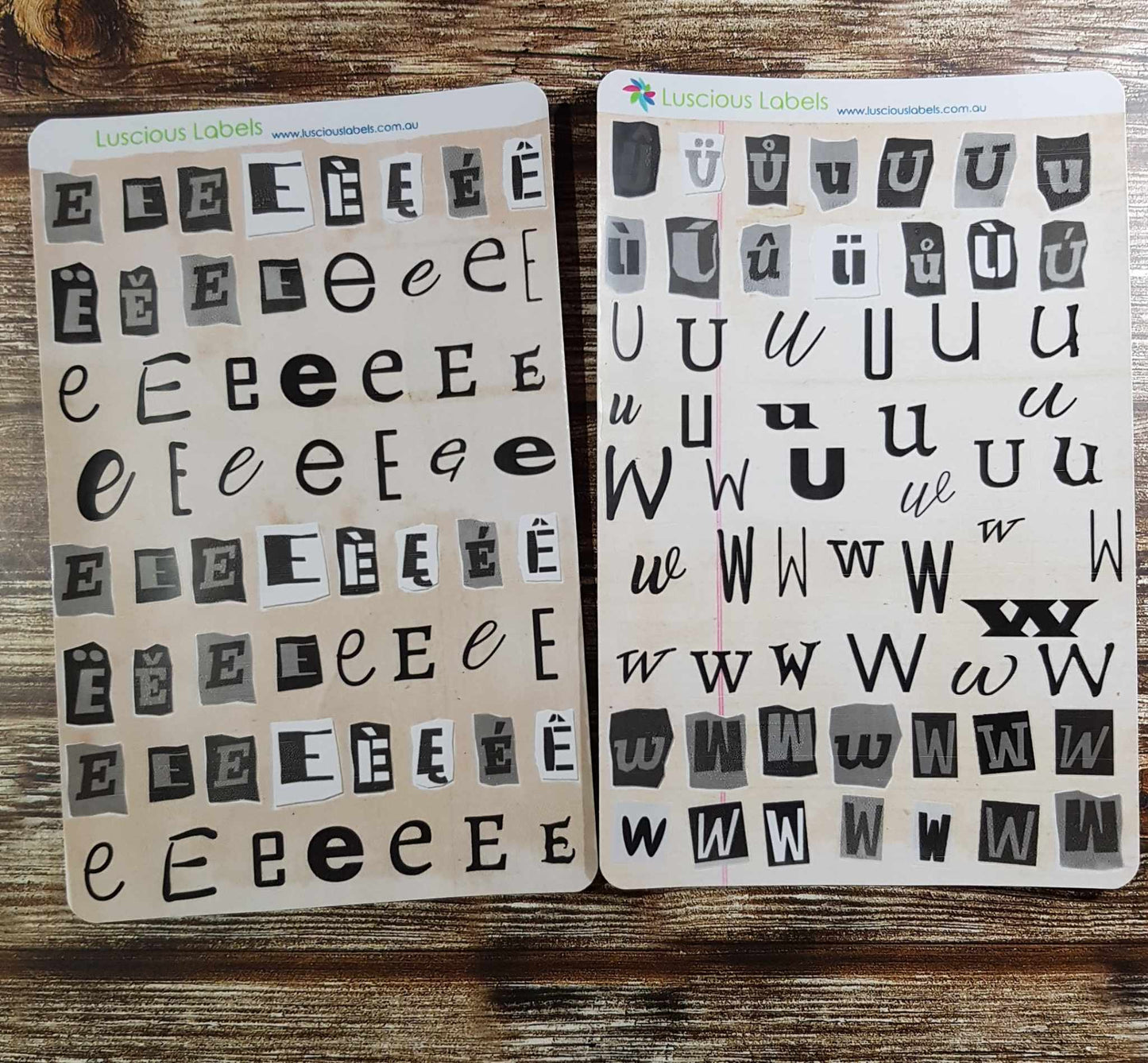 Redrum & Ransom Letters