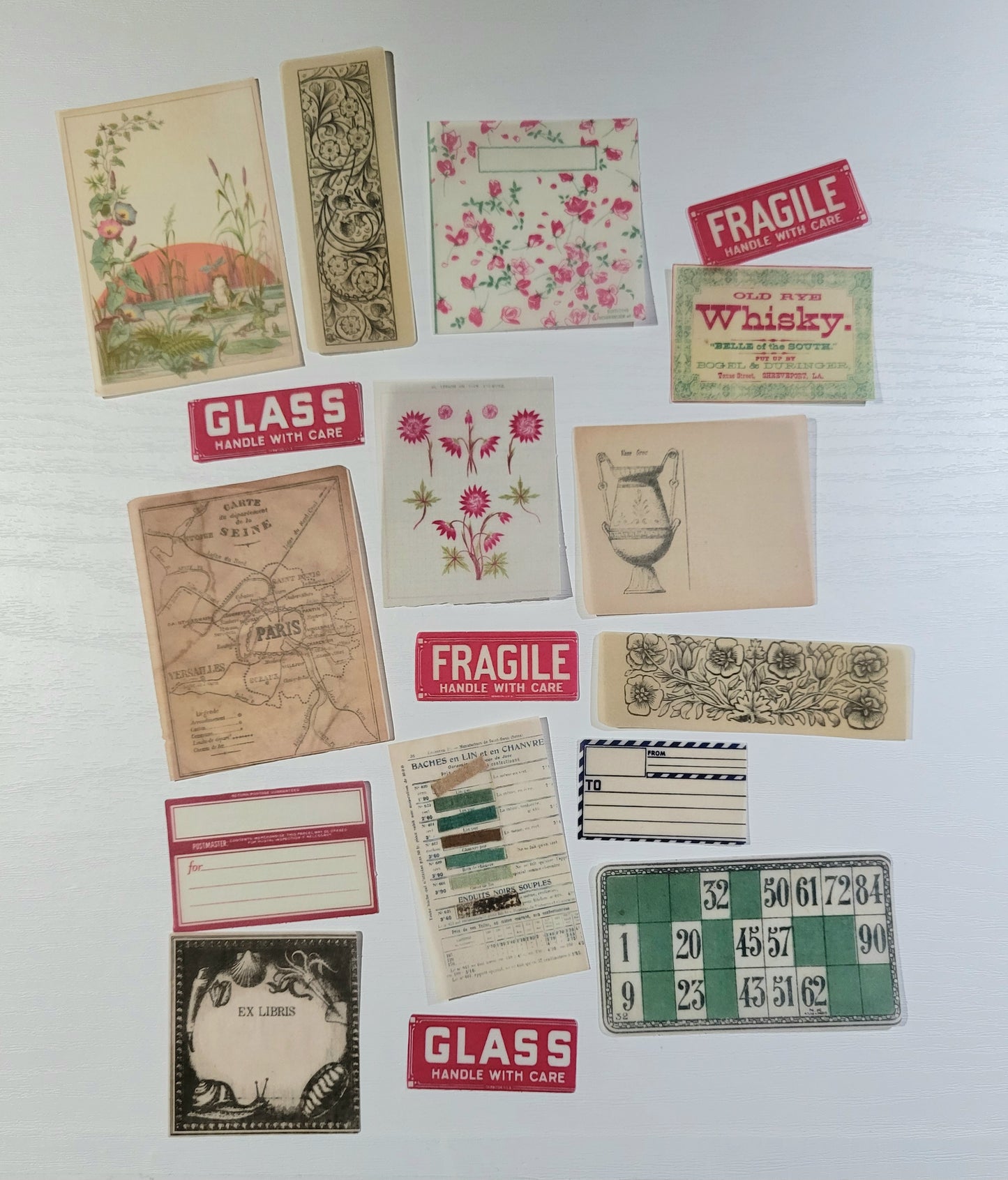 Vintage Vellum Die Cuts