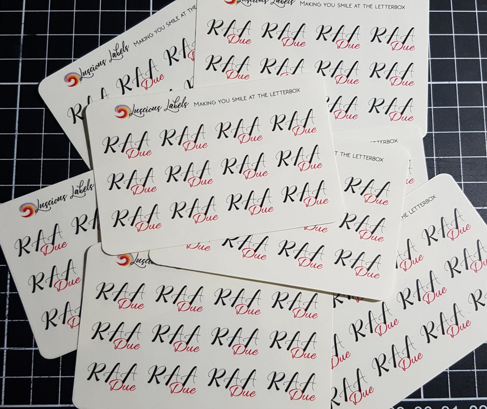 RAA Payment Reminder Stickers – Luscious Labels