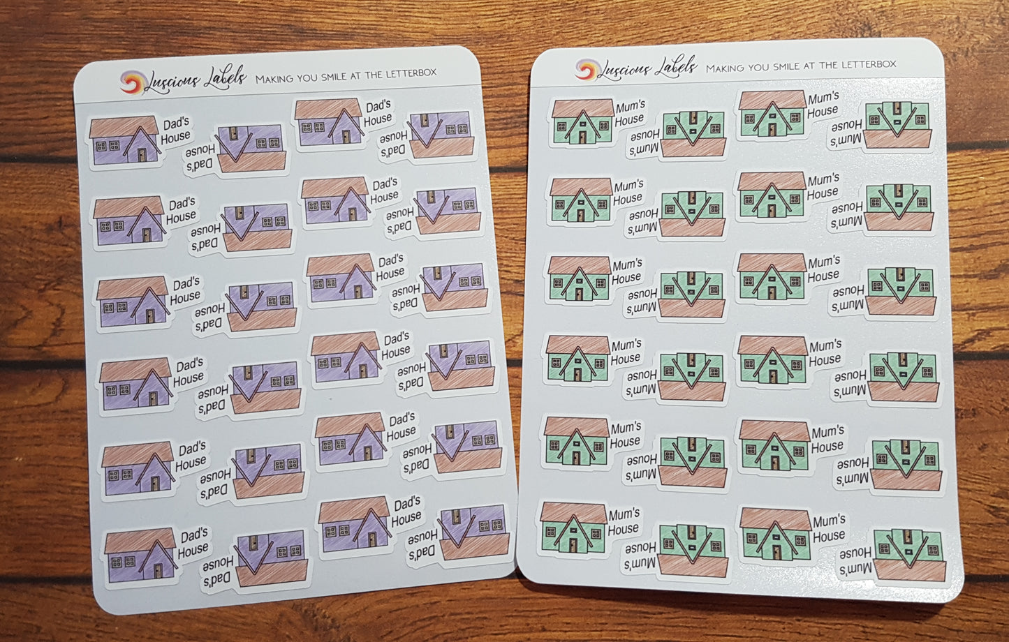 Shared Custody Stickers