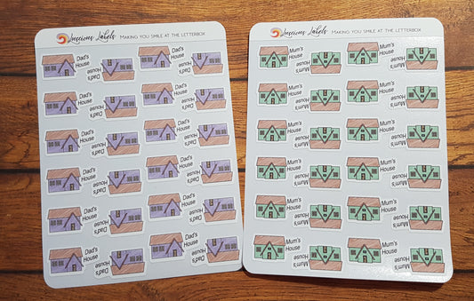 Shared Custody Stickers