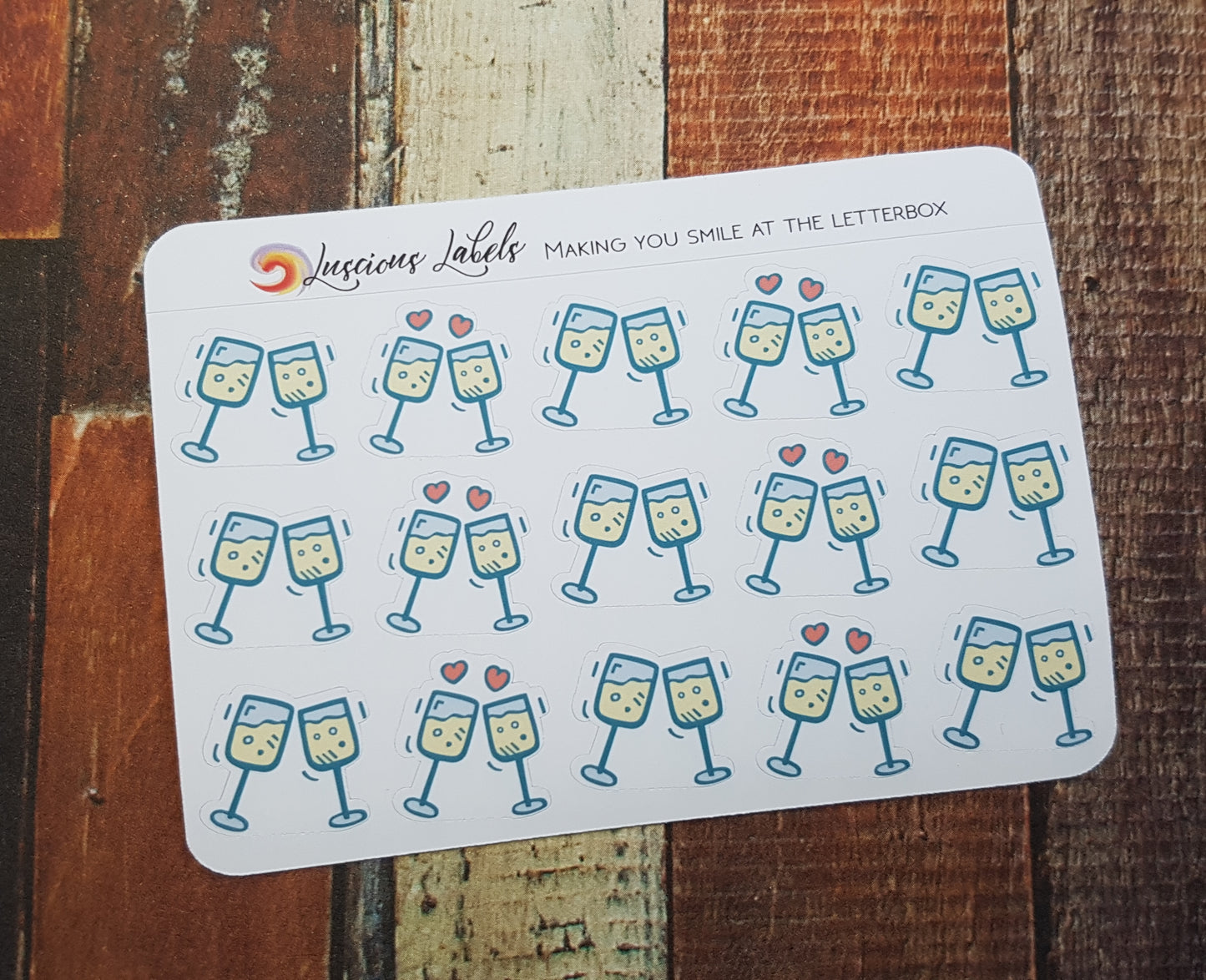 Sparkling Wine Celebration Stickers MI14