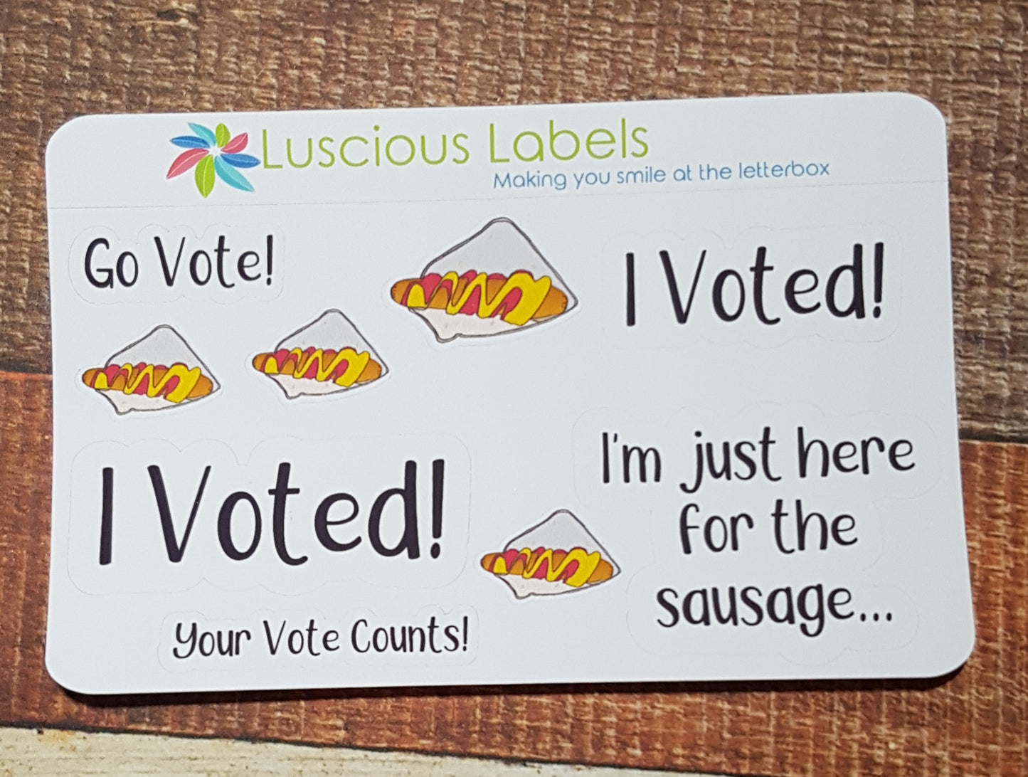 Voting Planner Stickers MI41