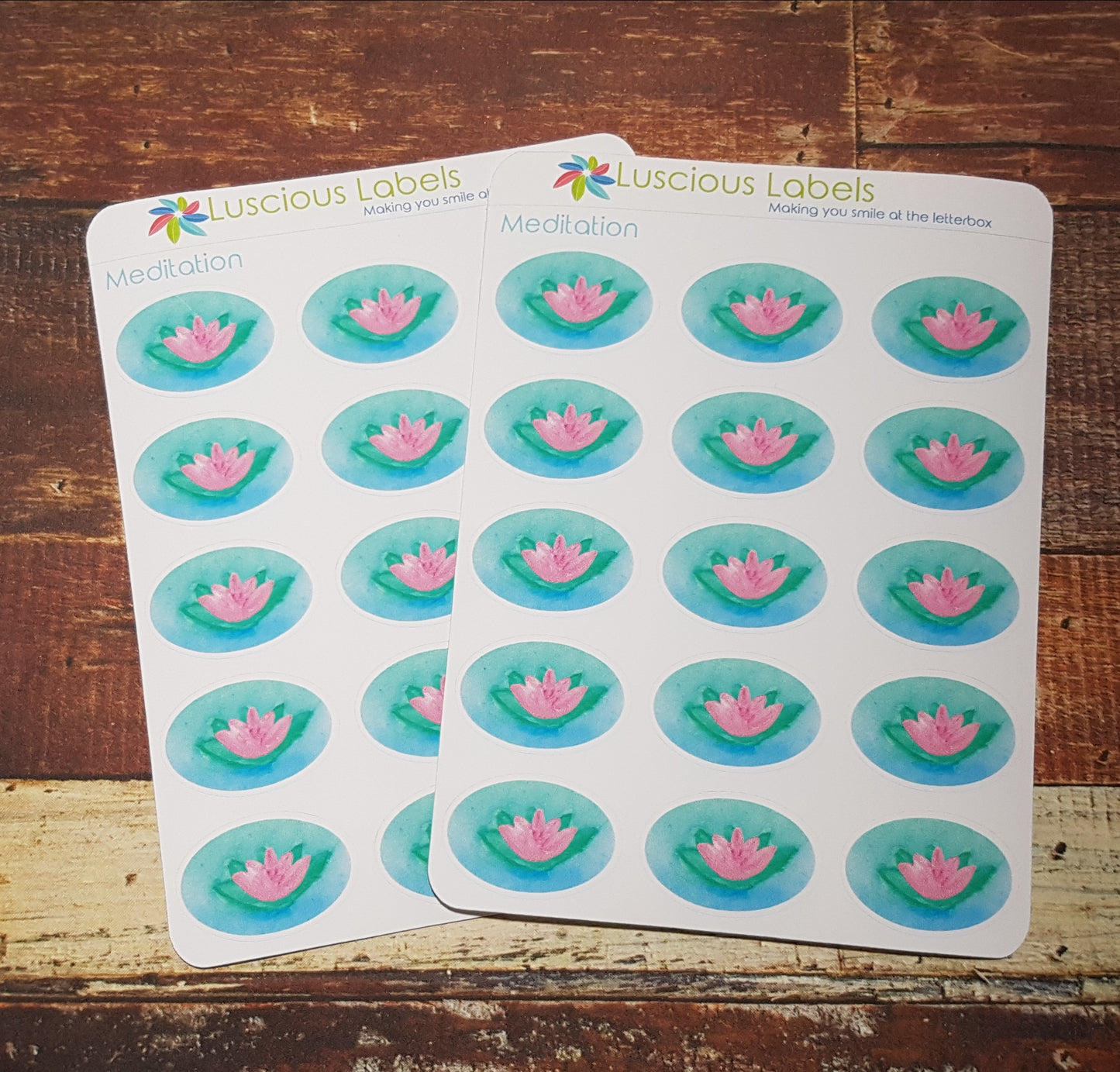 Watercolour Meditation & Relaxation Stickers