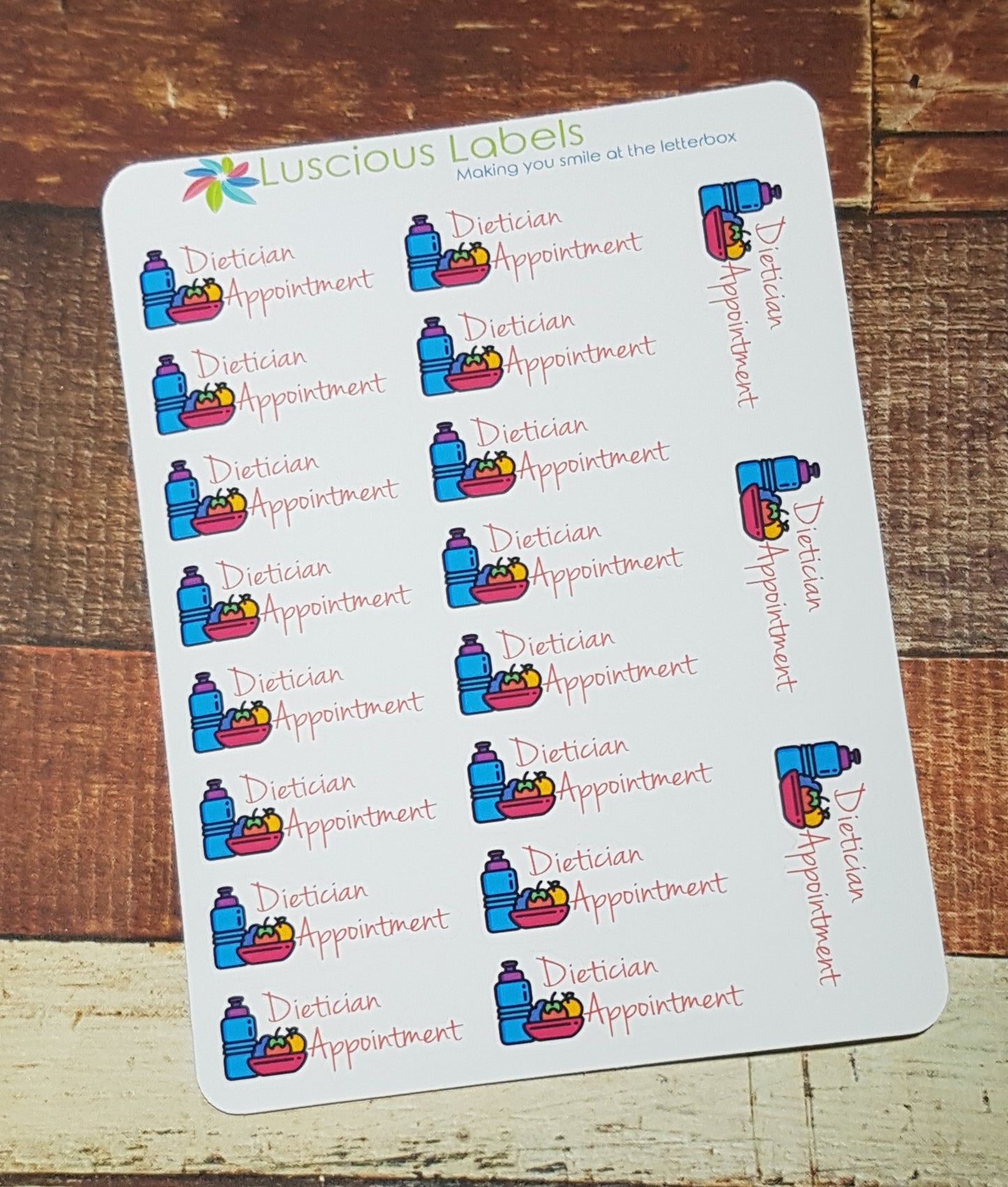 Allied Health, Specialist Appointment Stickers