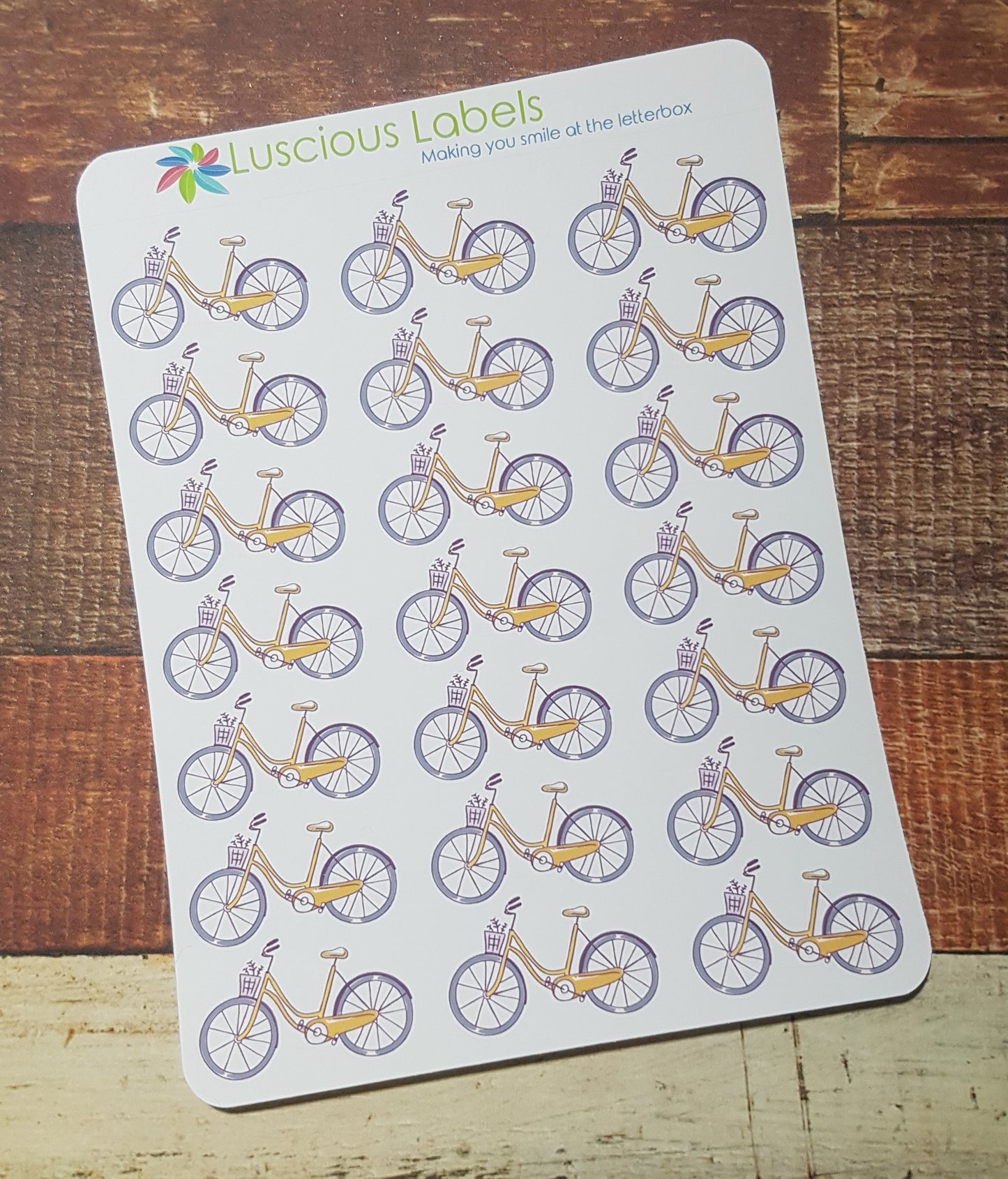 Ladies Bicycle Stickers